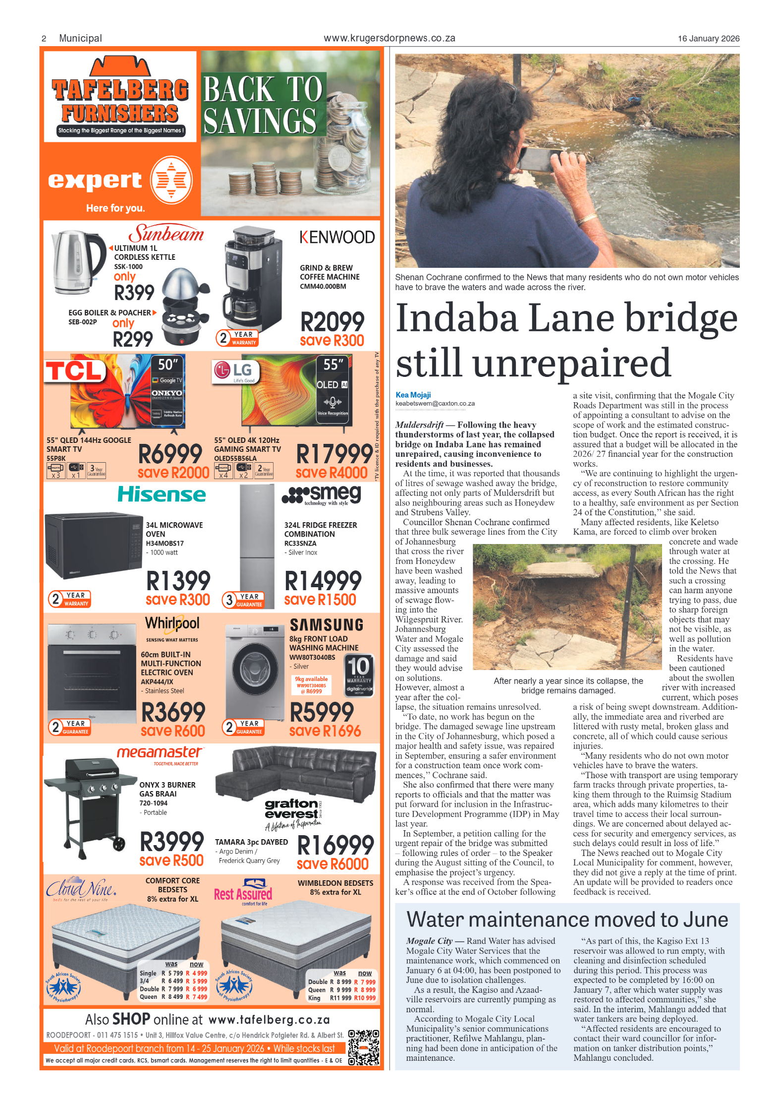 Krugersdorp News 16 January 2026 page 4
