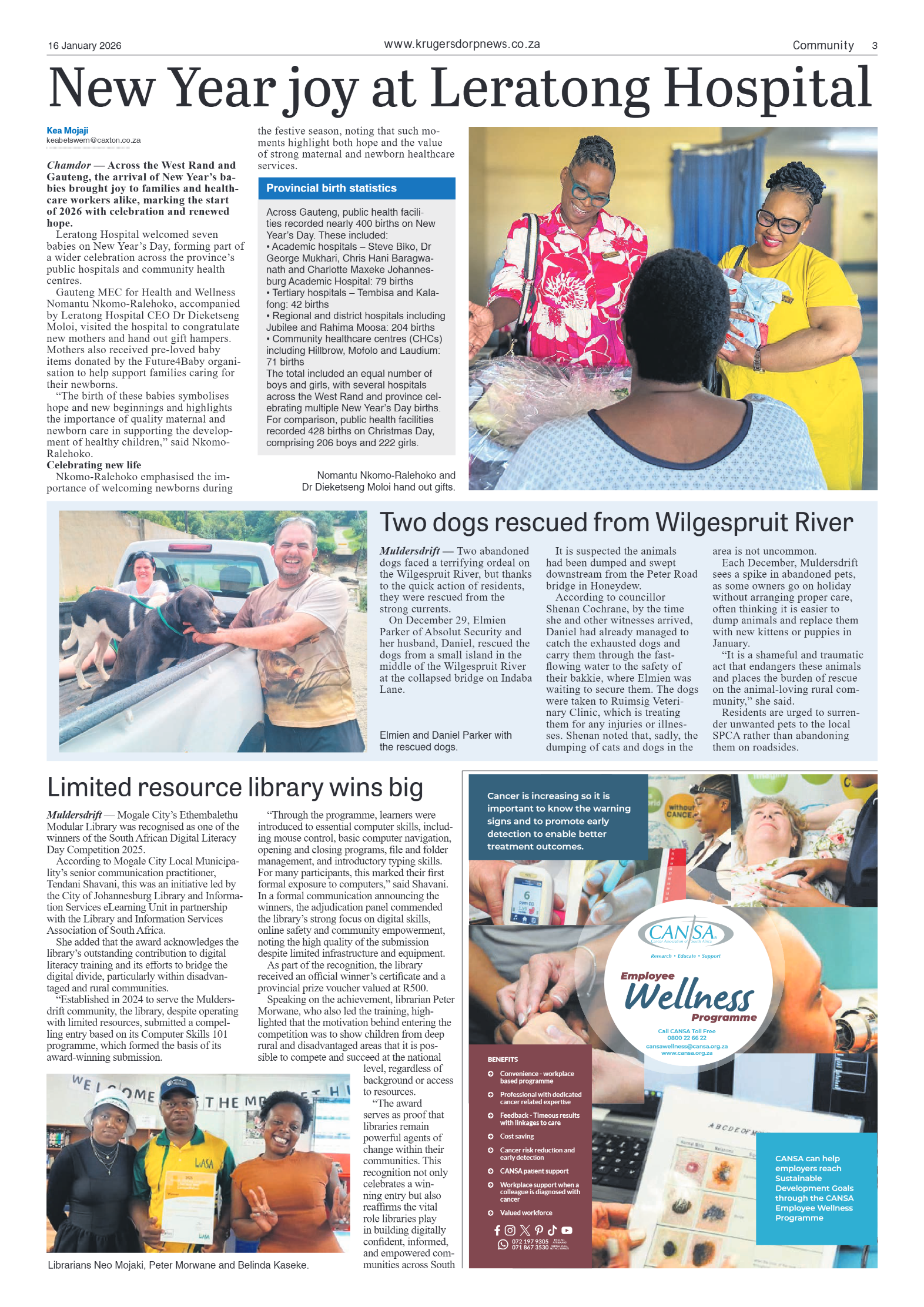 Krugersdorp News 16 January 2026 page 5