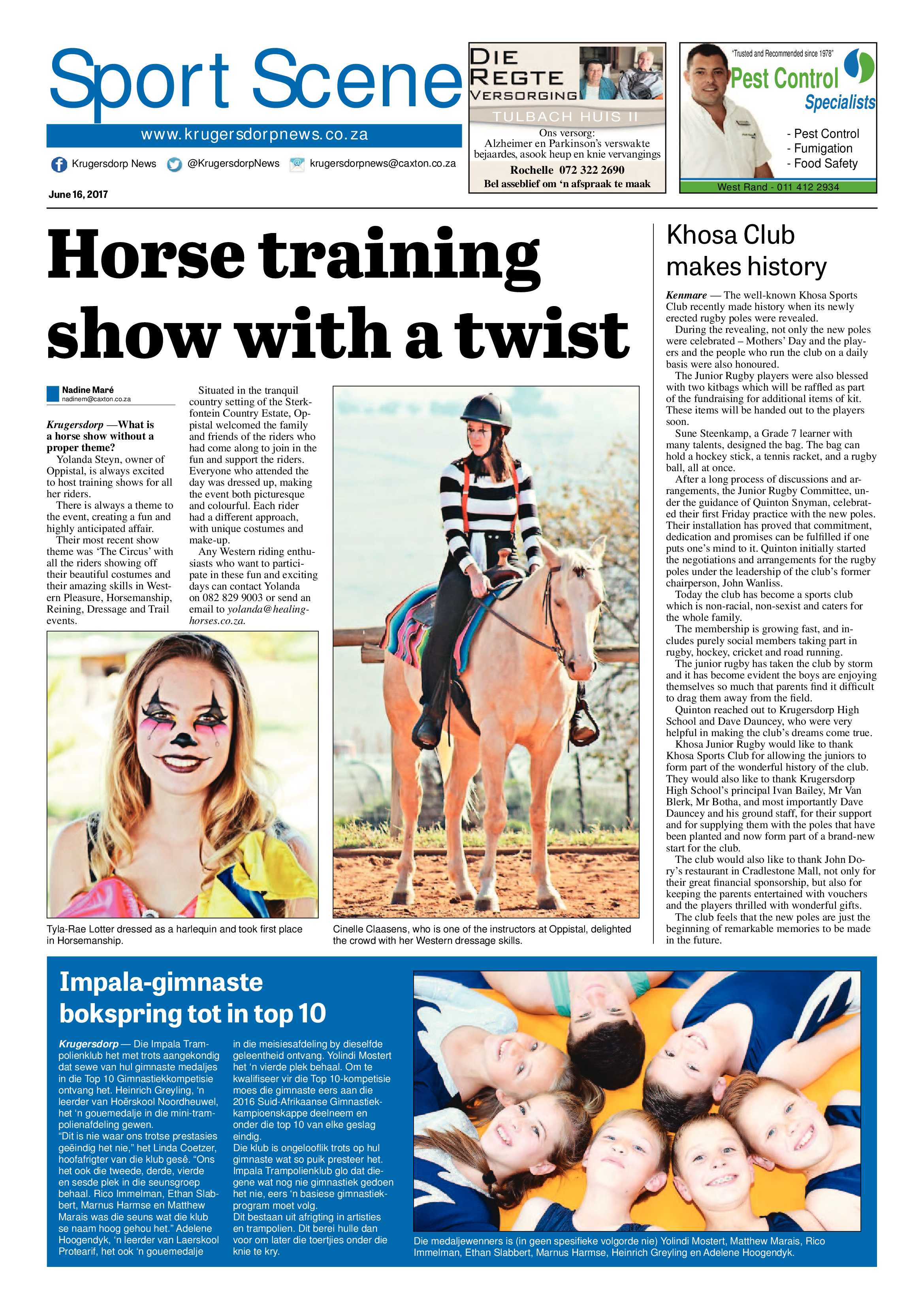 Krugersdorp News 16 June 2017 page 20