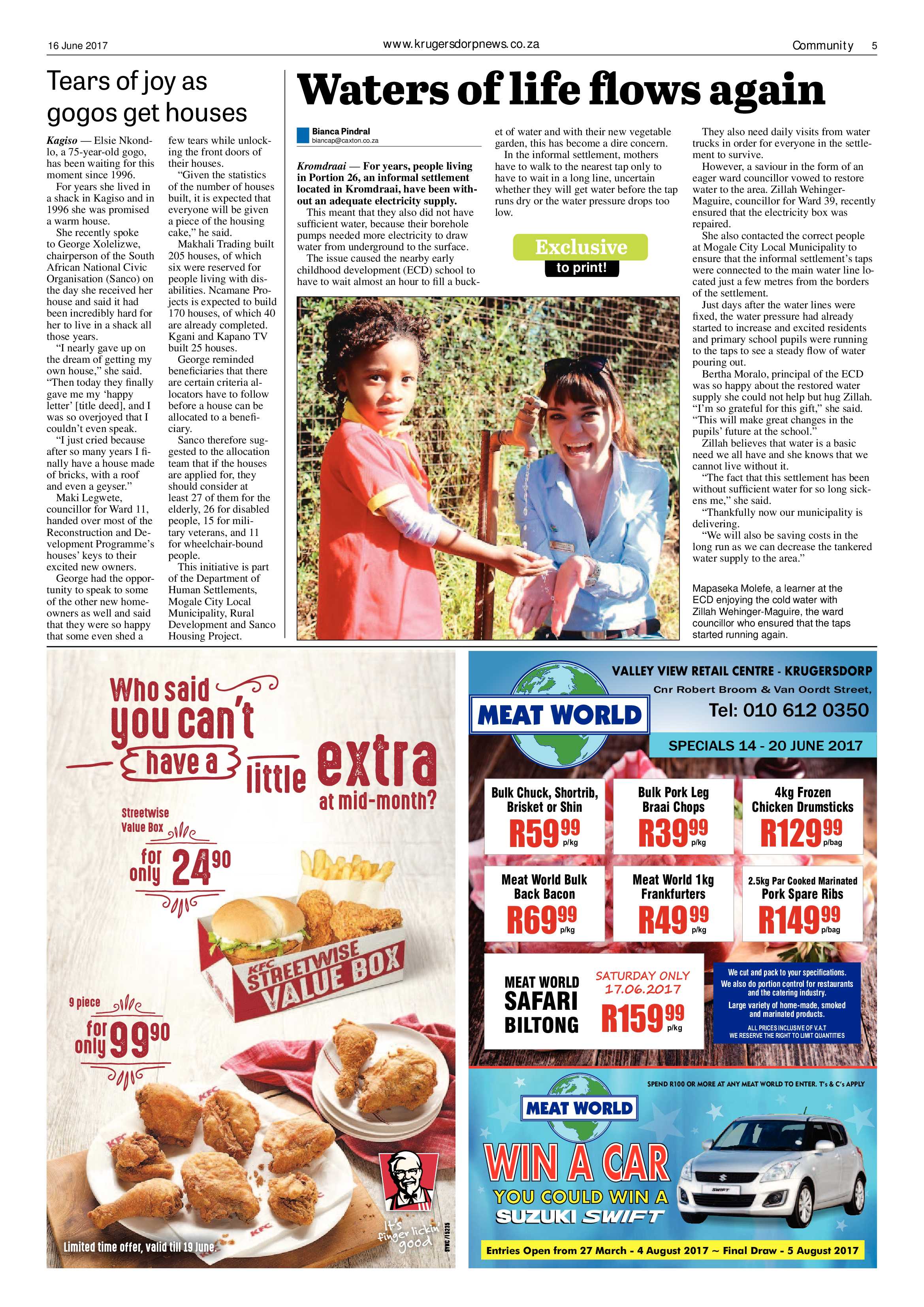 Krugersdorp News 16 June 2017 page 5