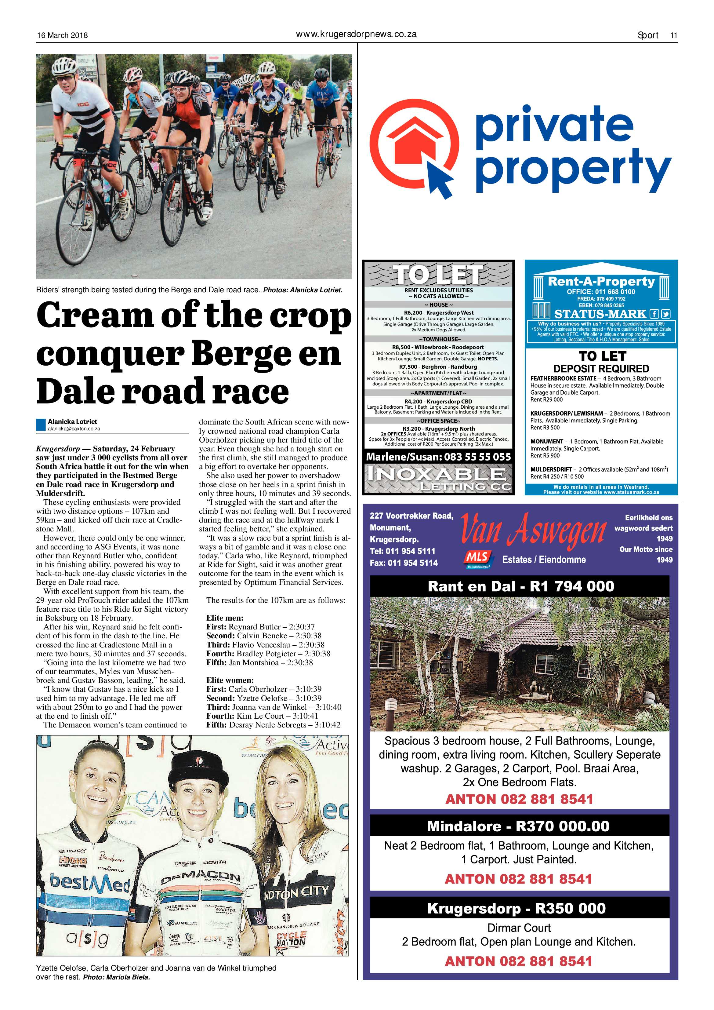 Krugersdorp News 16 March 2018 page 11