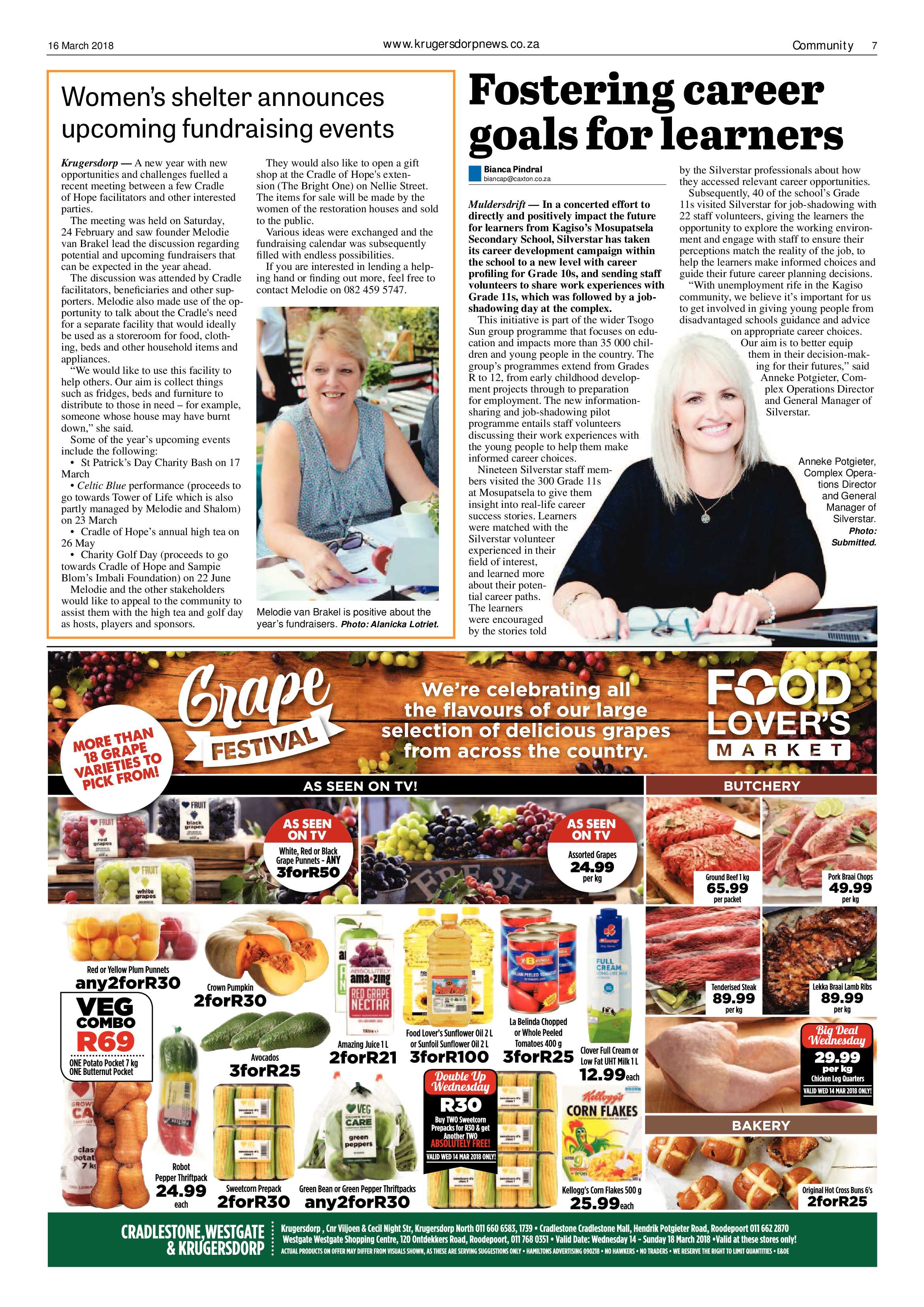 Krugersdorp News 16 March 2018 page 7
