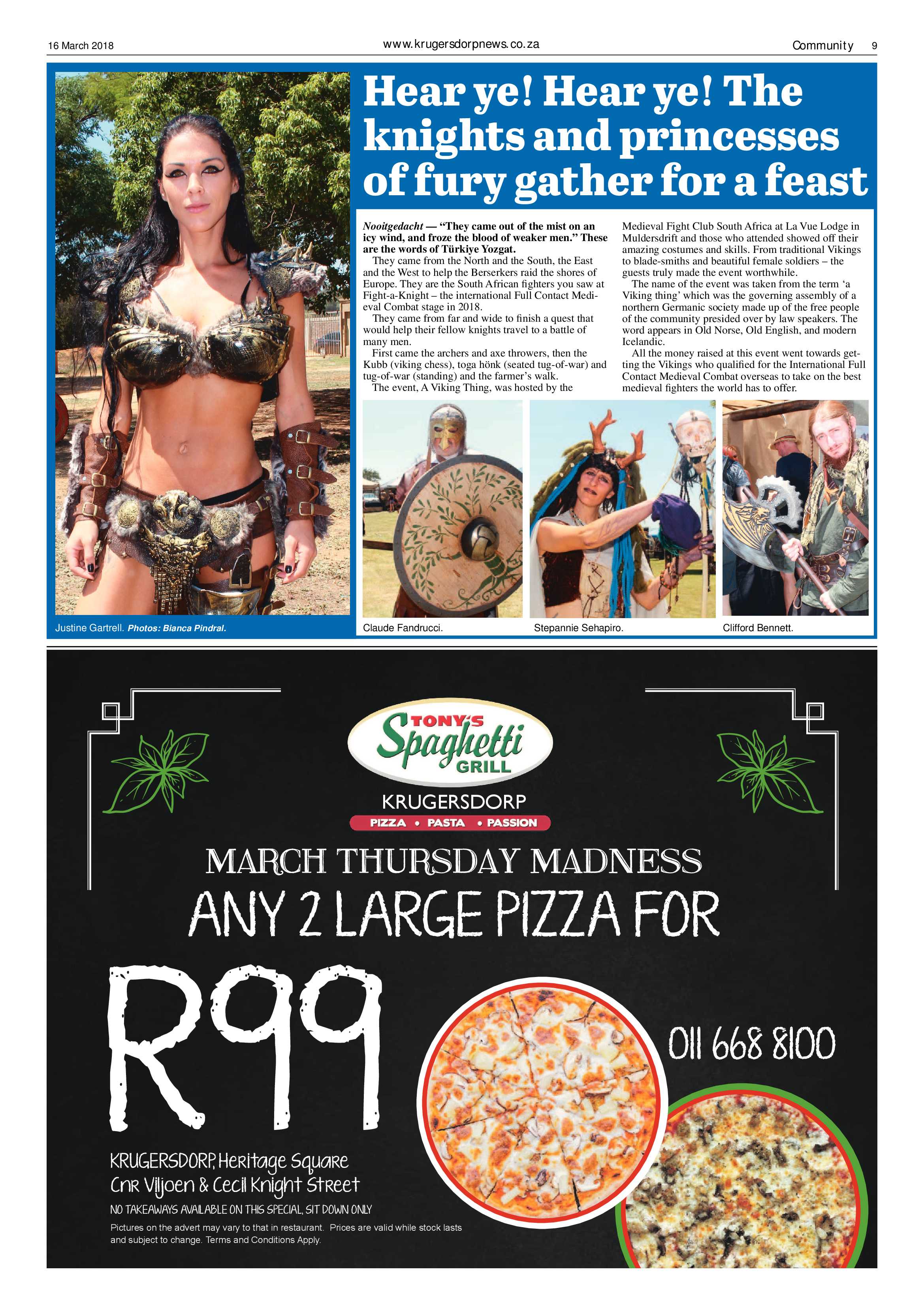 Krugersdorp News 16 March 2018 page 9