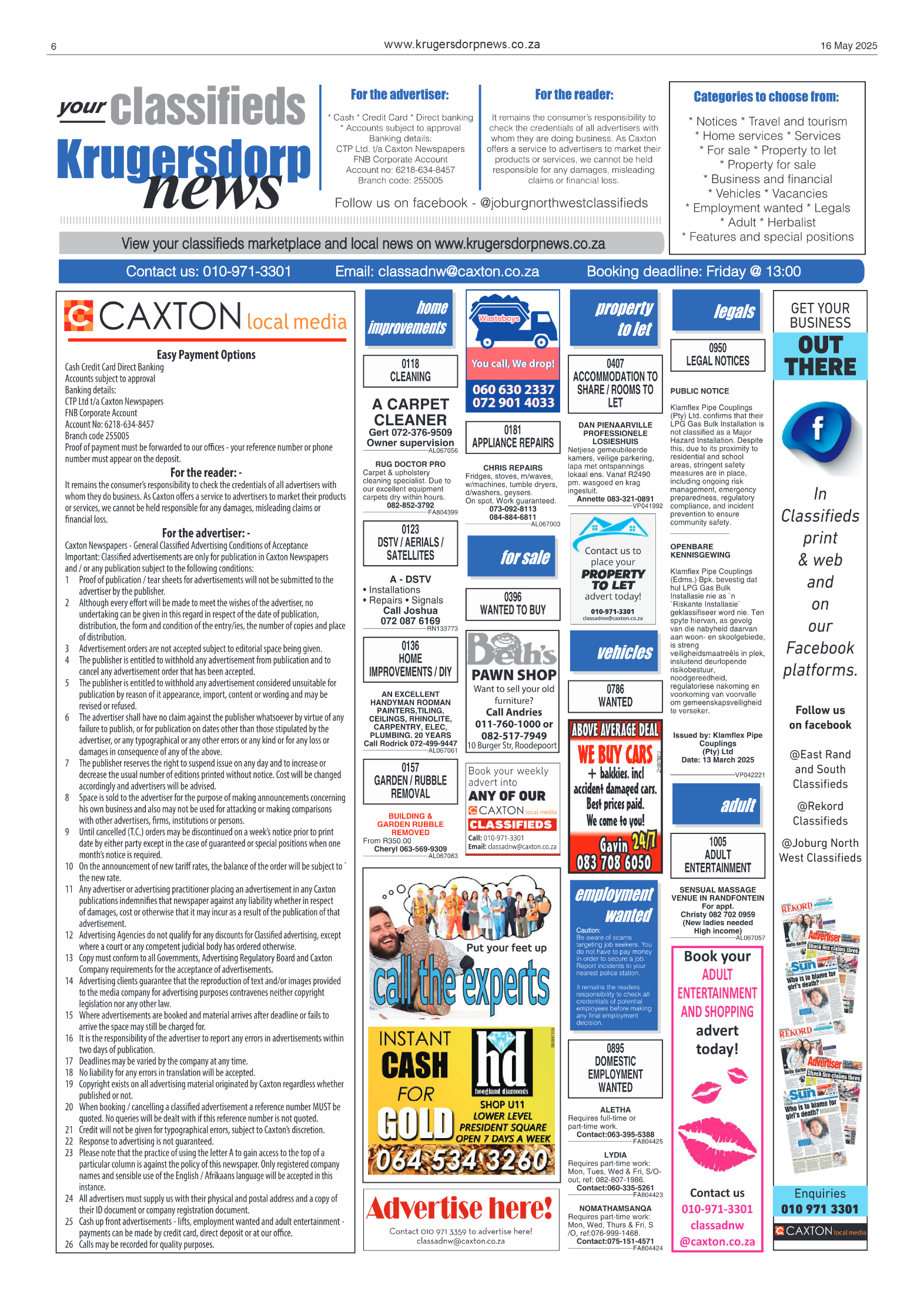 Krugersdorp News 16 May 2025 page 8