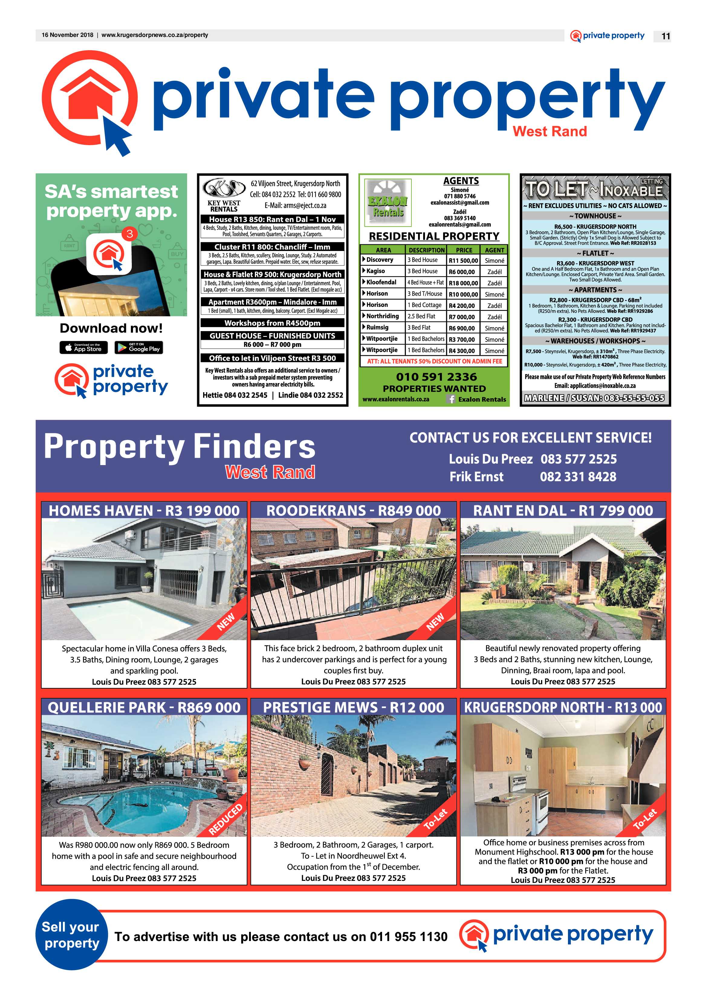 Krugersdorp News 16 November 2018 page 11