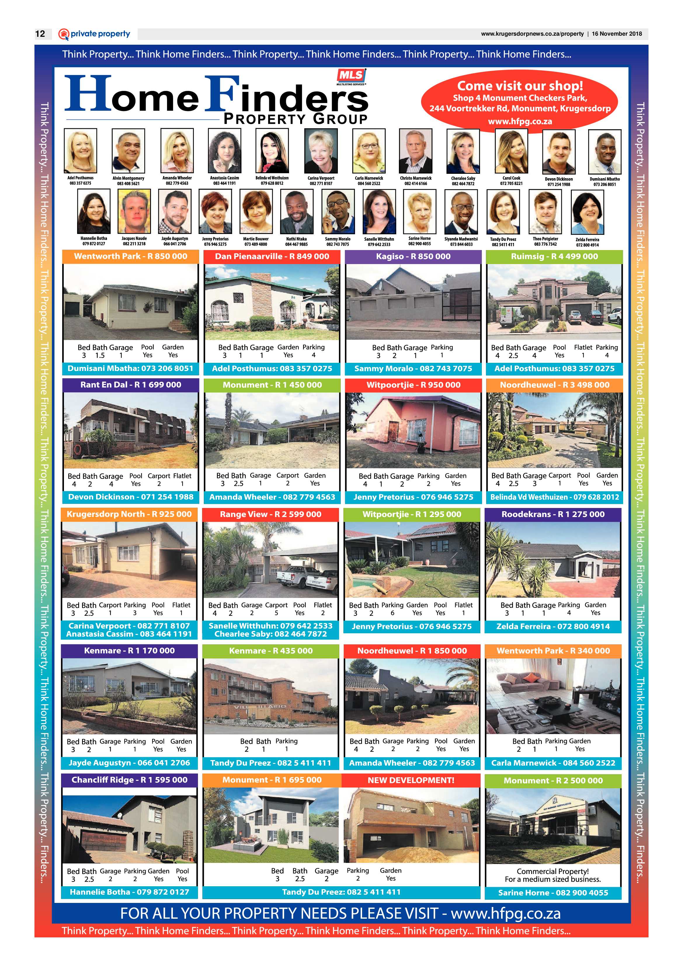 Krugersdorp News 16 November 2018 page 12
