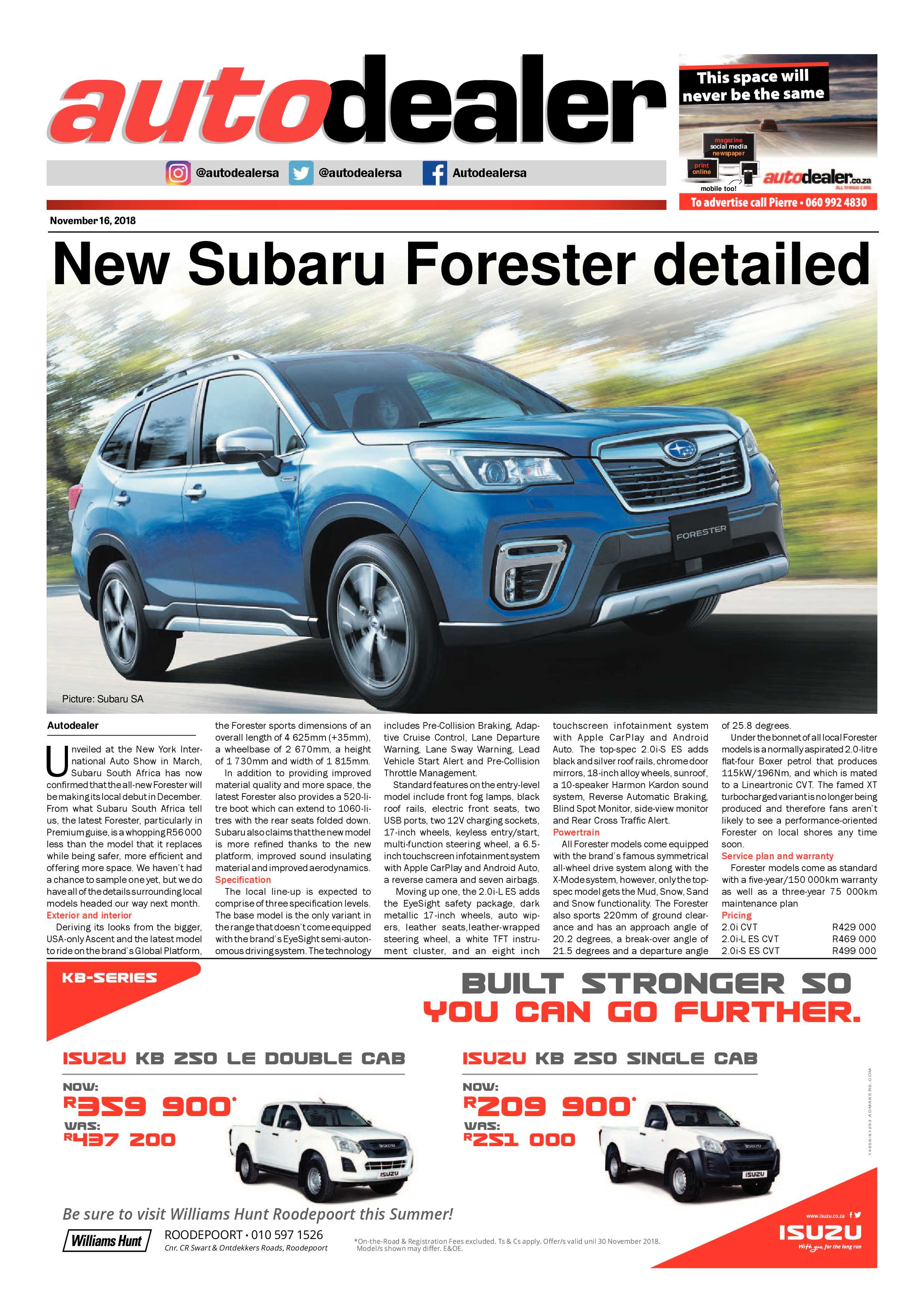 Krugersdorp News 16 November 2018 page 17