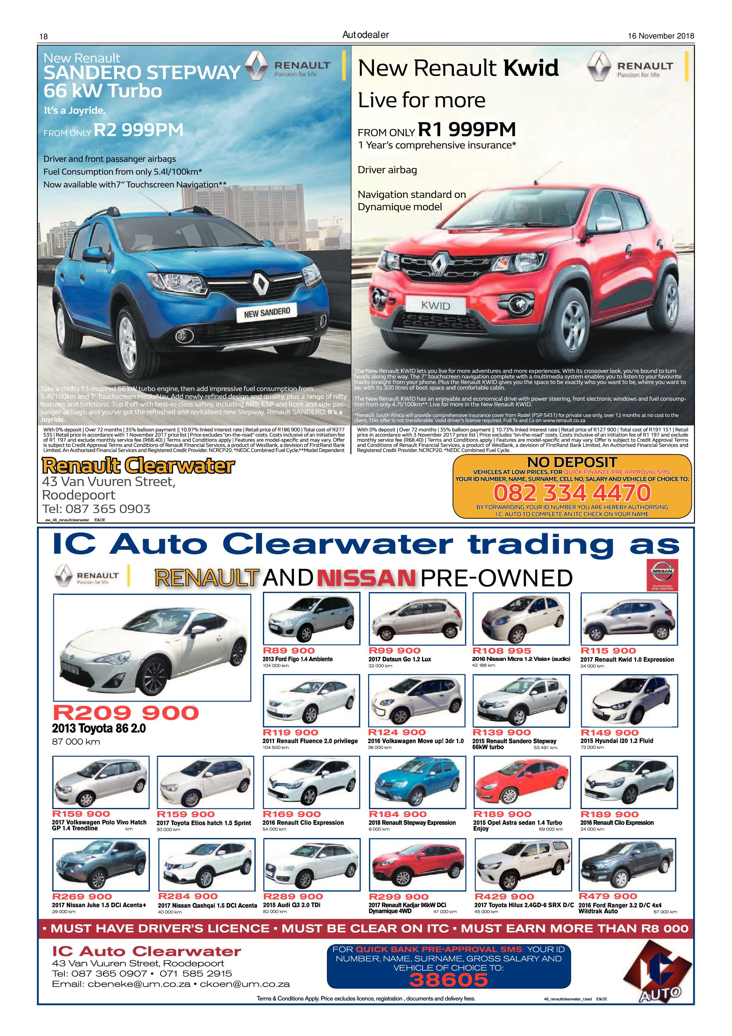 Krugersdorp News 16 November 2018 page 18