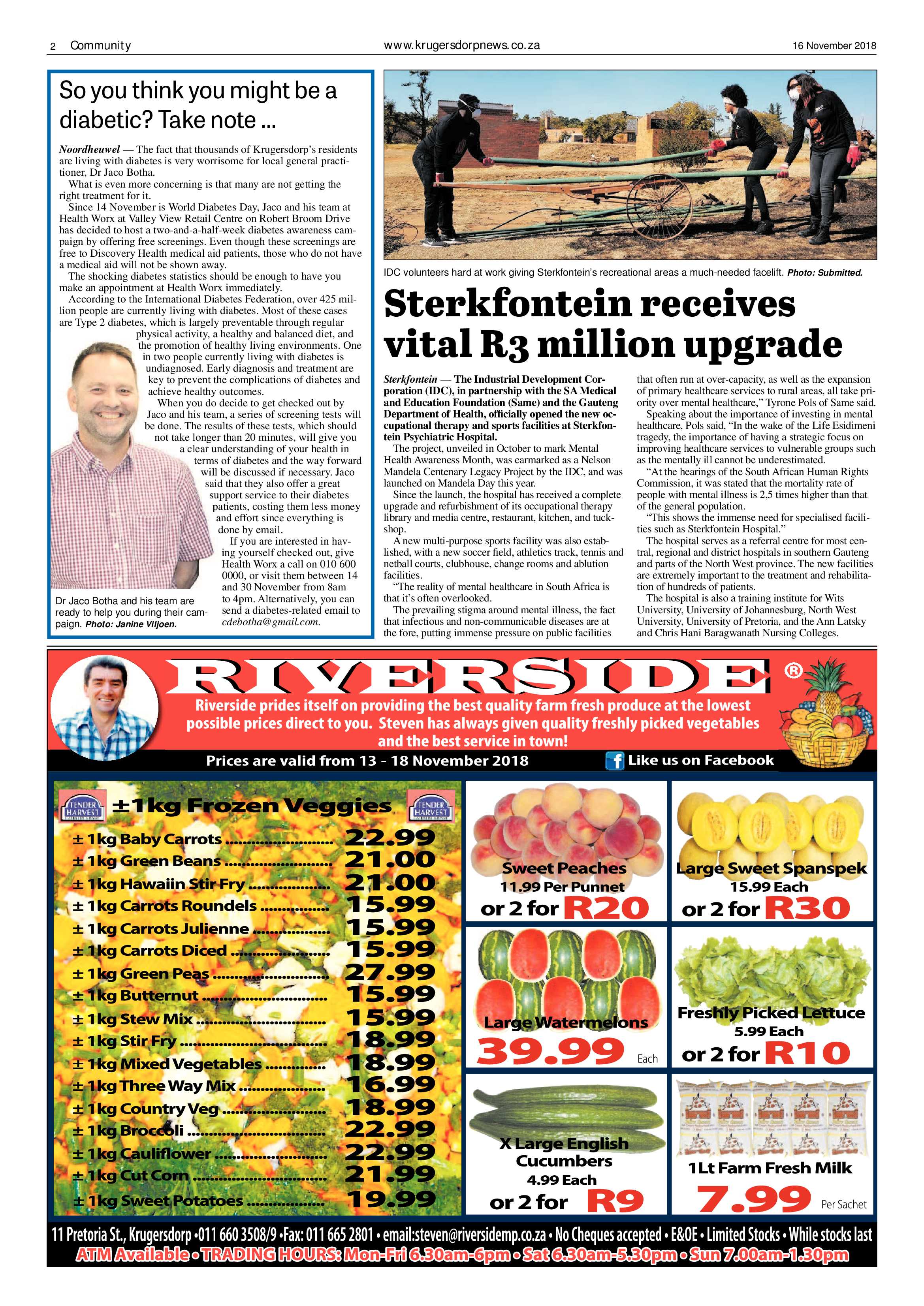 Krugersdorp News 16 November 2018 page 2