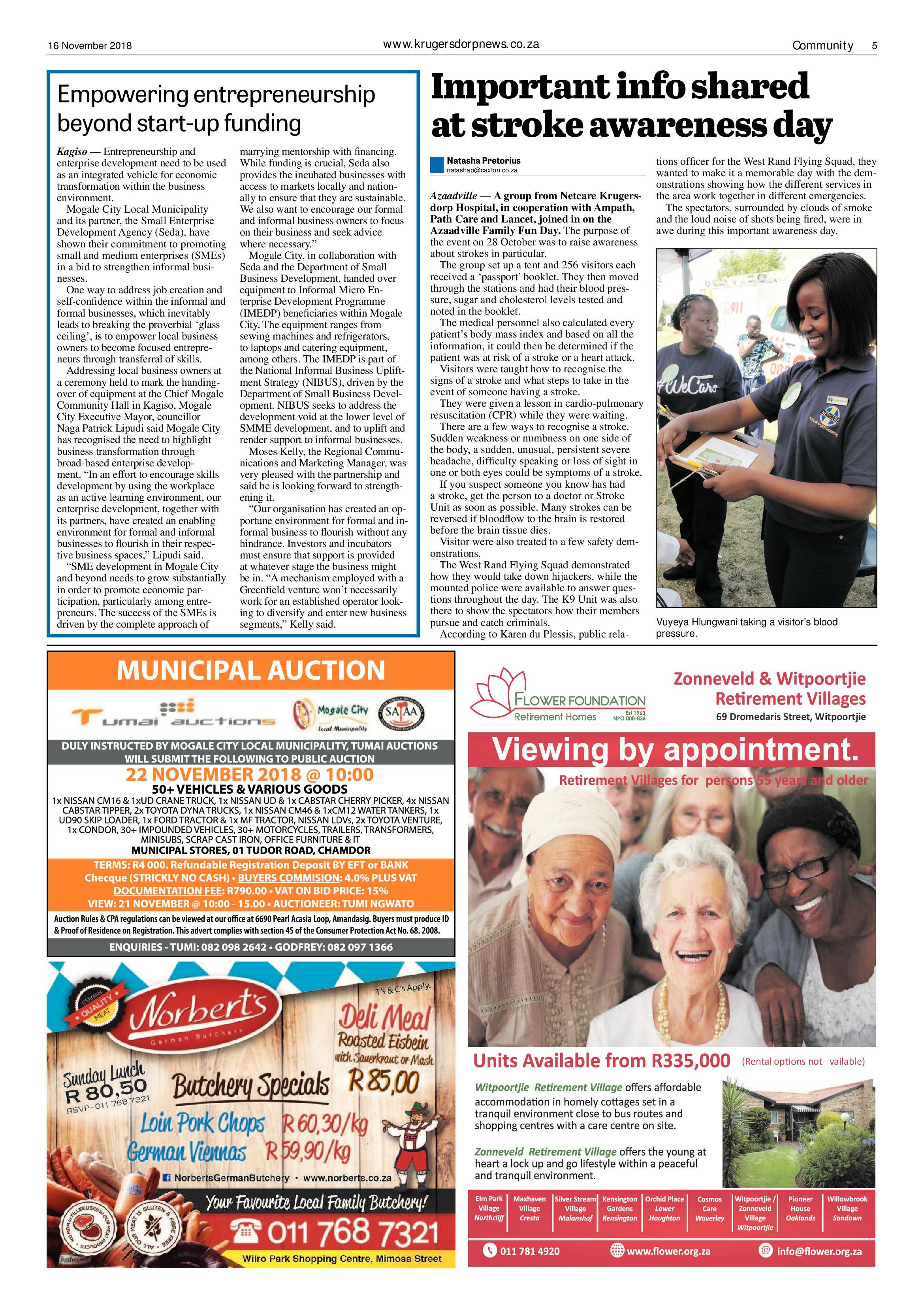Krugersdorp News 16 November 2018 page 5