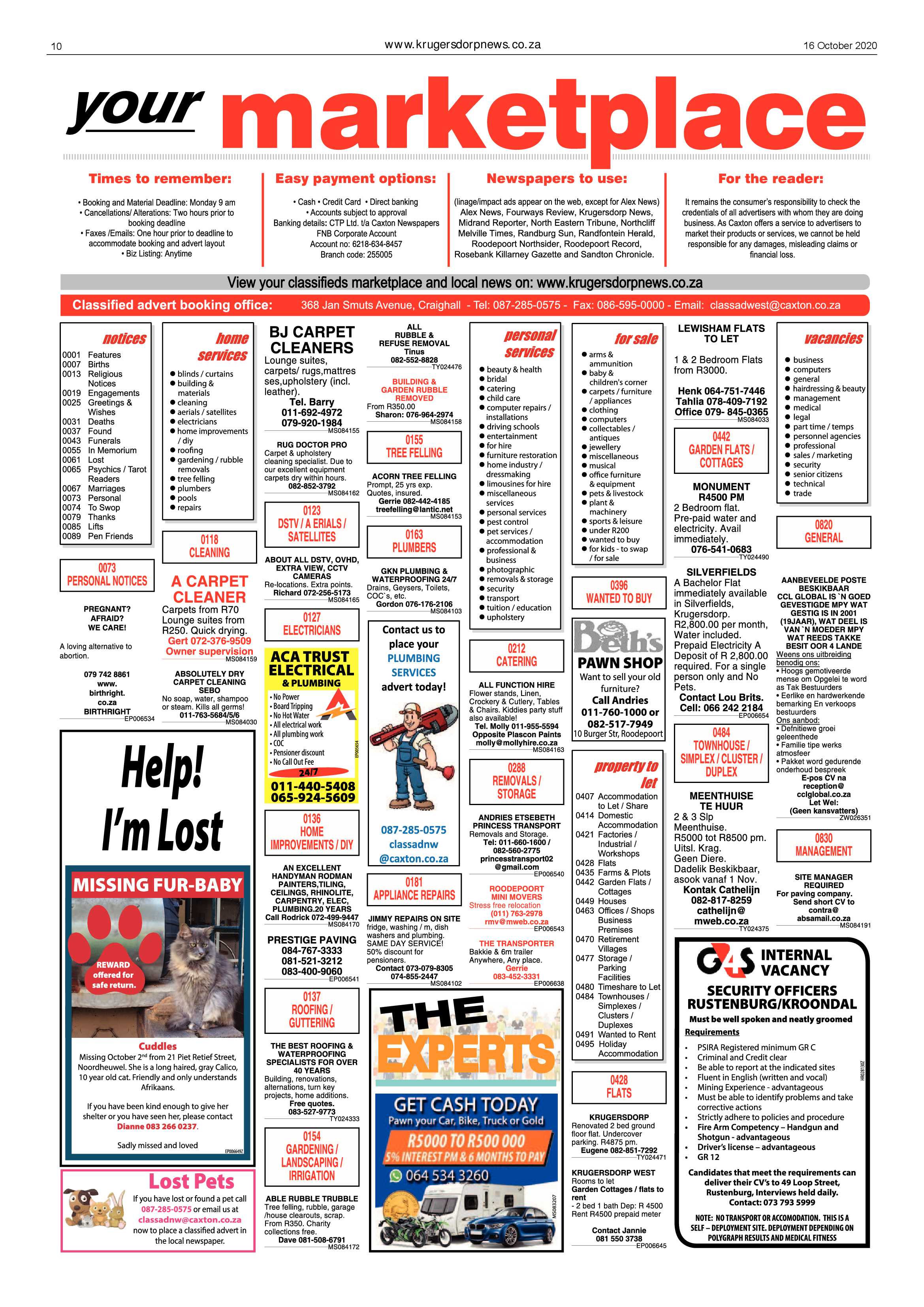 Krugersdorp News 16 October 2020 page 10
