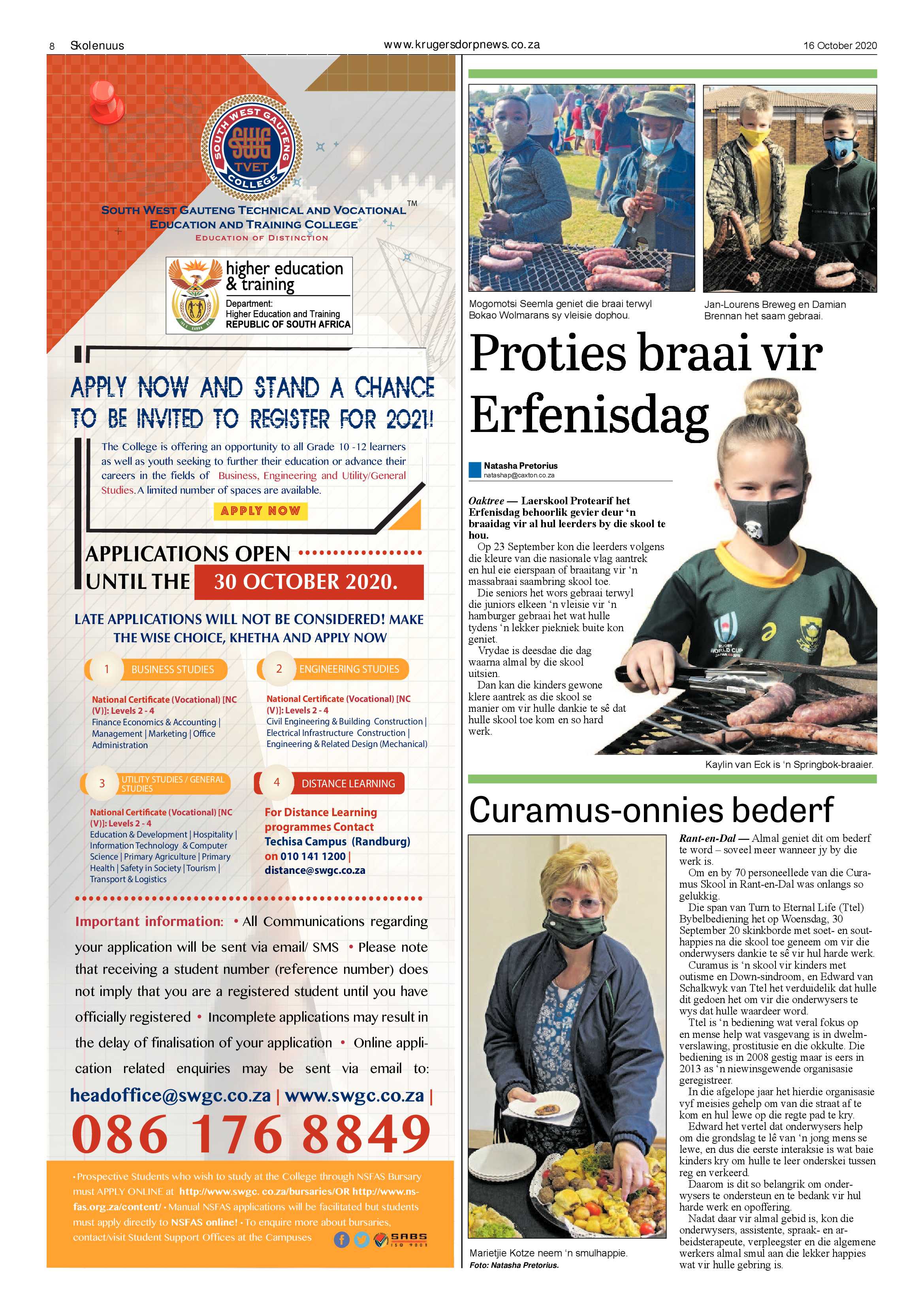 Krugersdorp News 16 October 2020 page 8