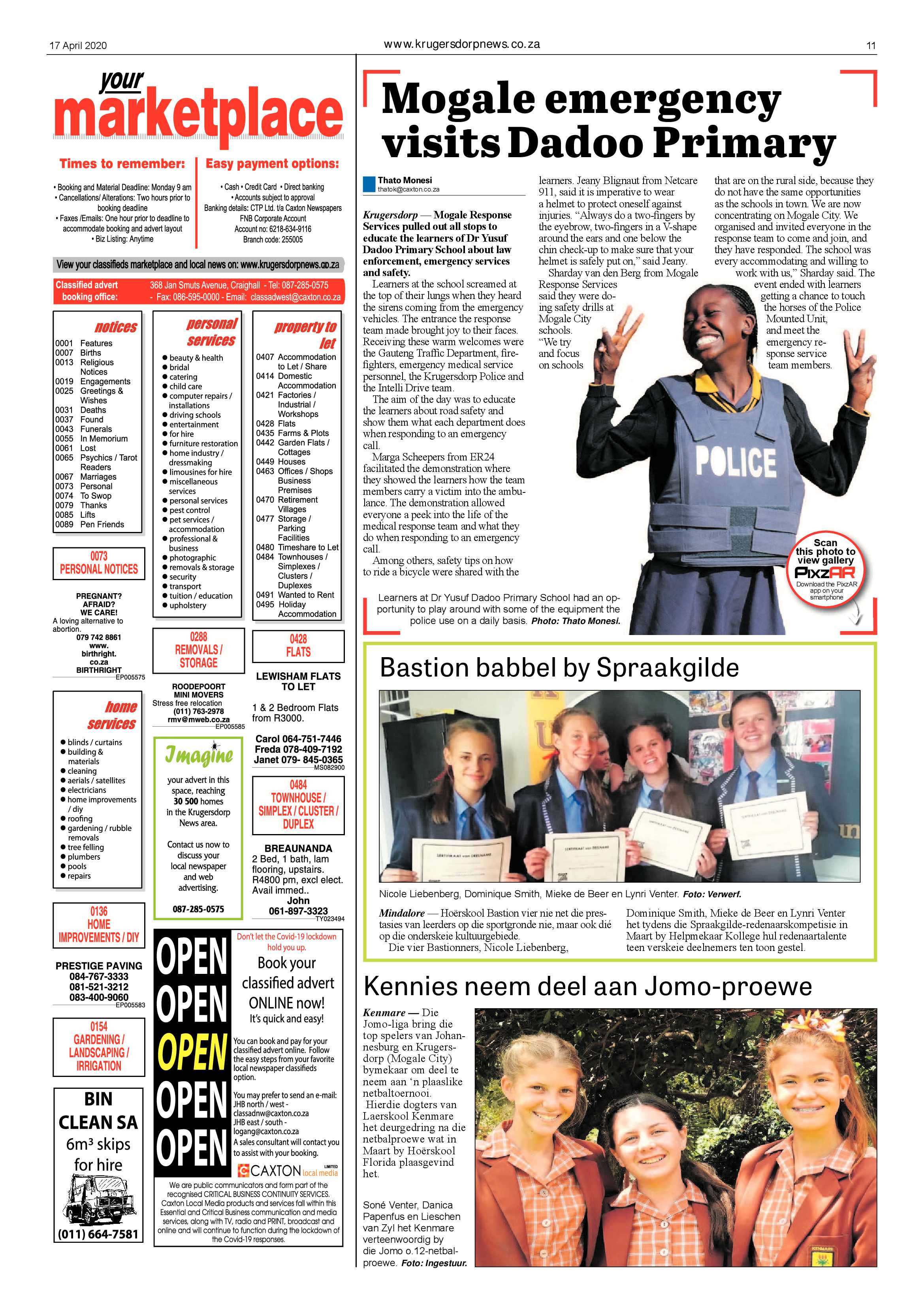 Krugersdorp News 17 April 2020 page 11