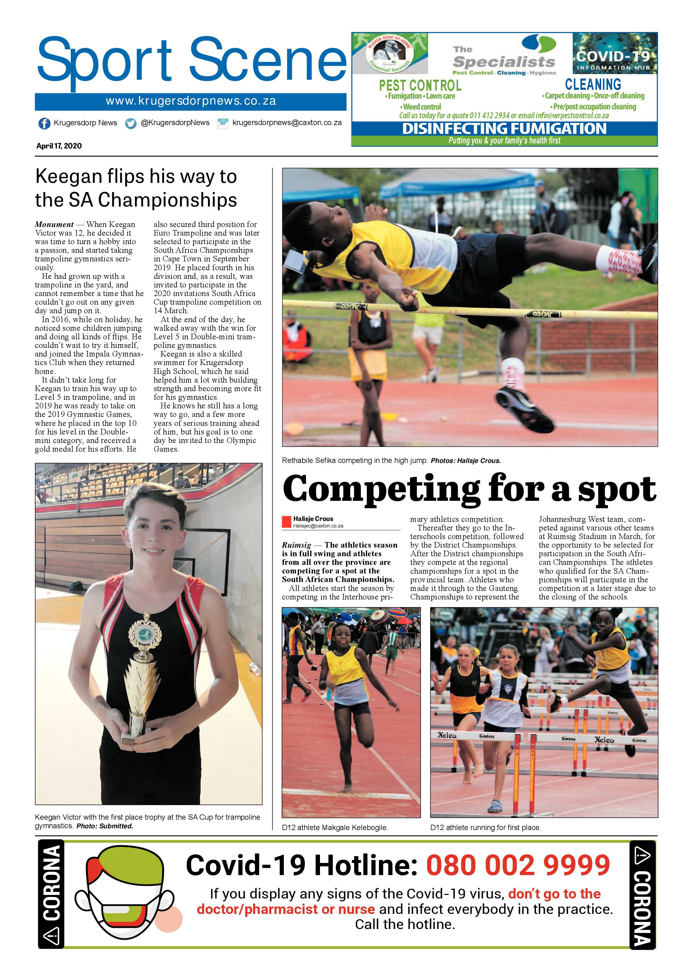 Krugersdorp News 17 April 2020 page 12