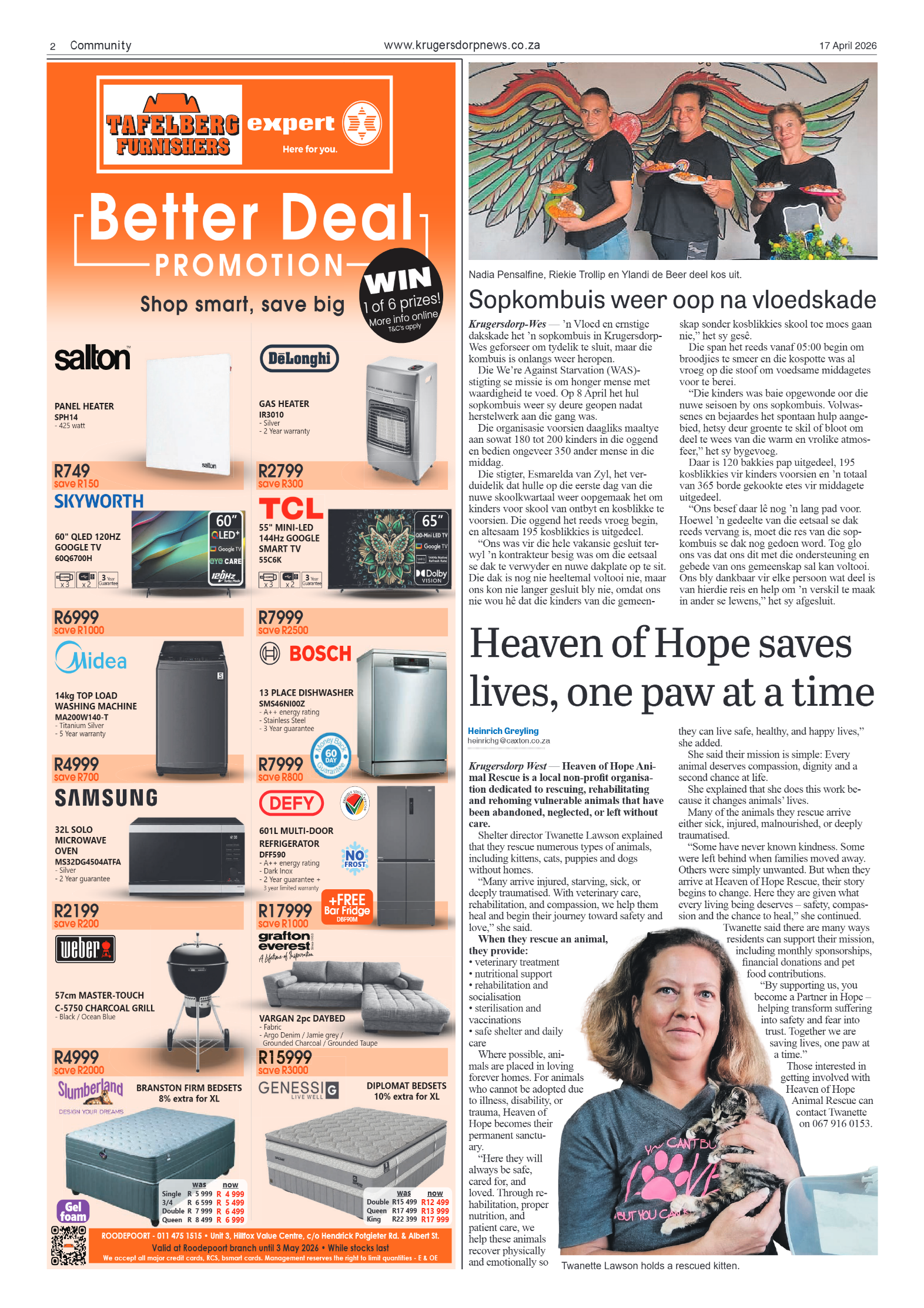 Krugersdorp News 17 April 2026 page 2