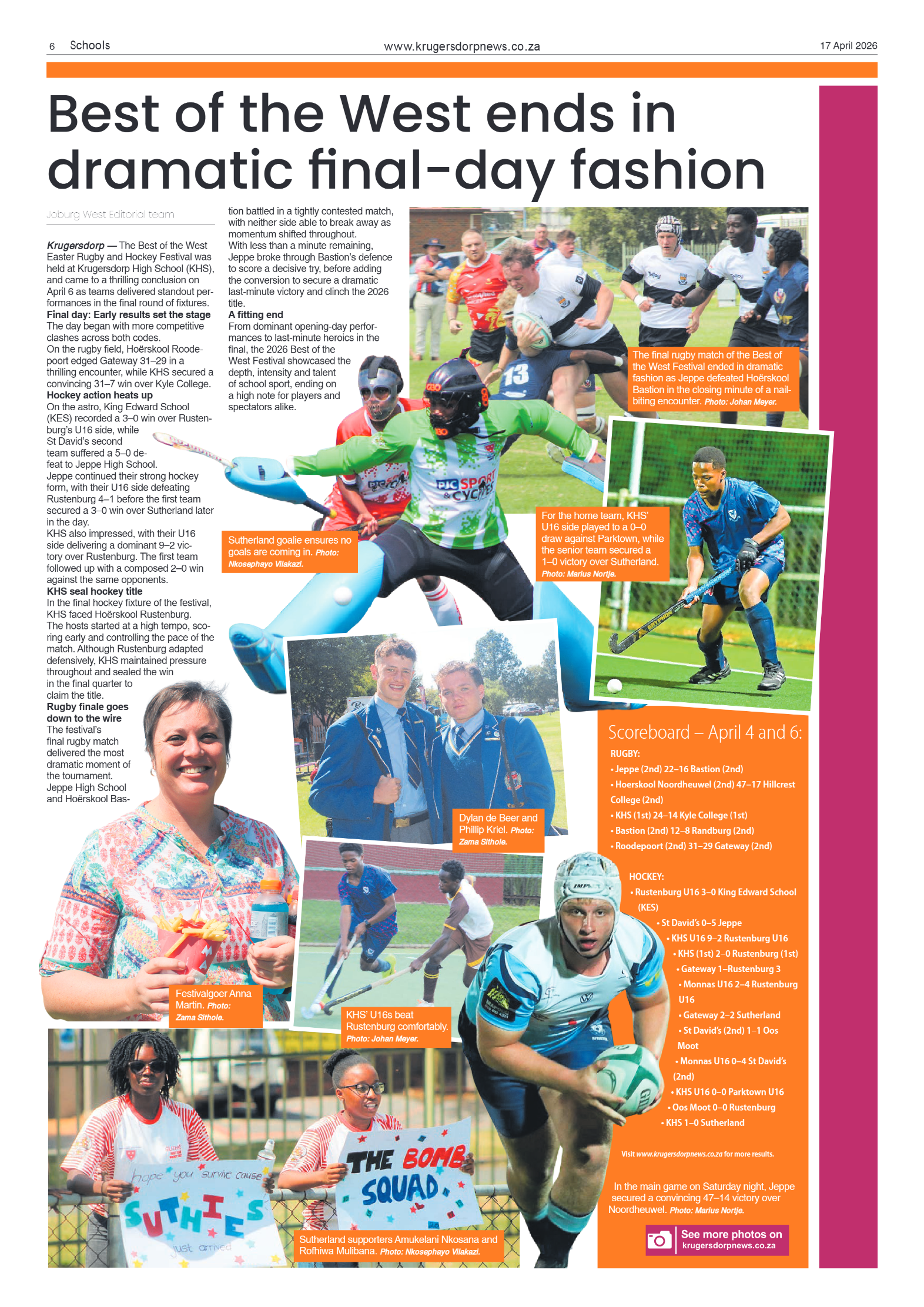 Krugersdorp News 17 April 2026 page 6