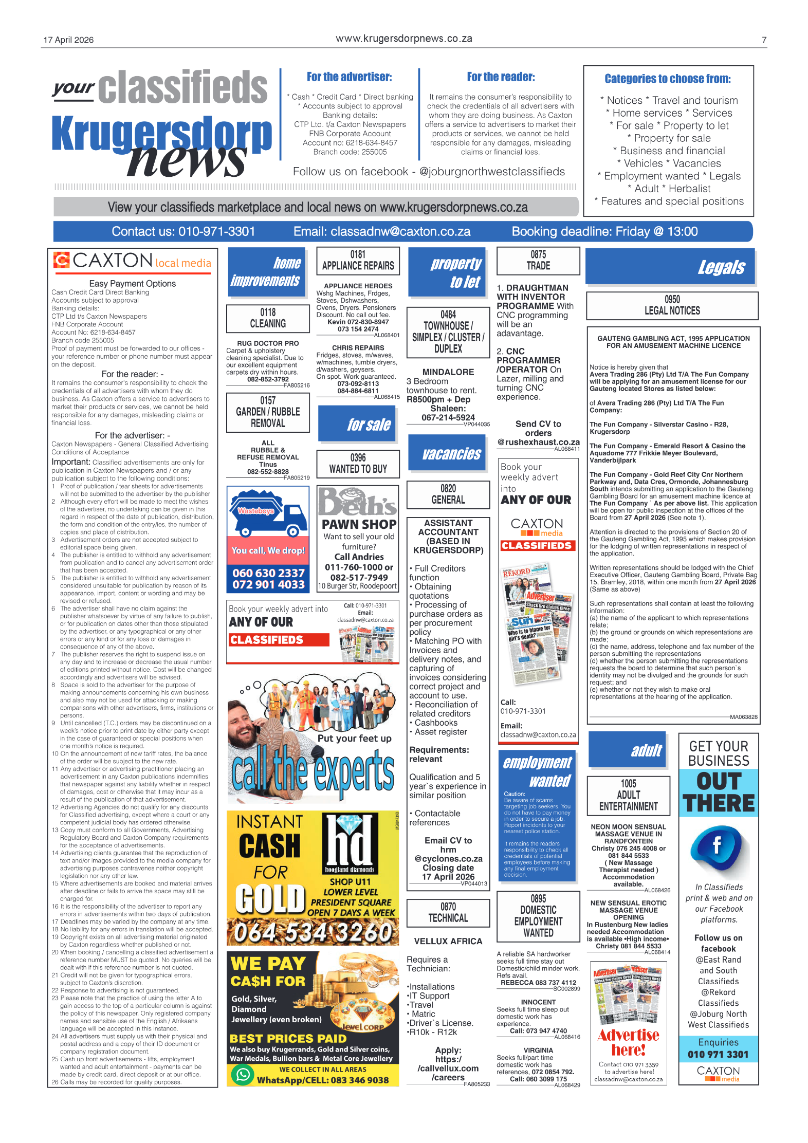 Krugersdorp News 17 April 2026 page 7