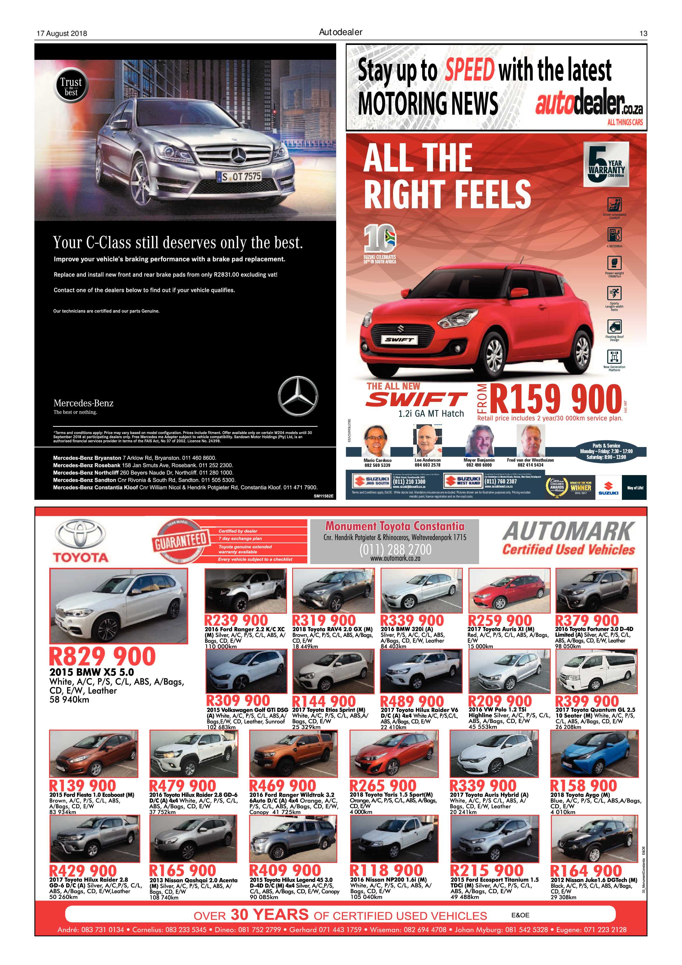 Krugersdorp News 17 August 2018 page 13