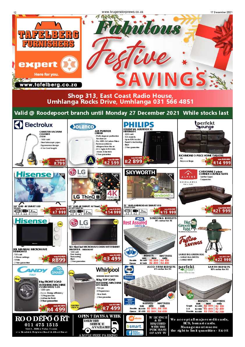 Krugersdorp News 17 December 2021 page 12
