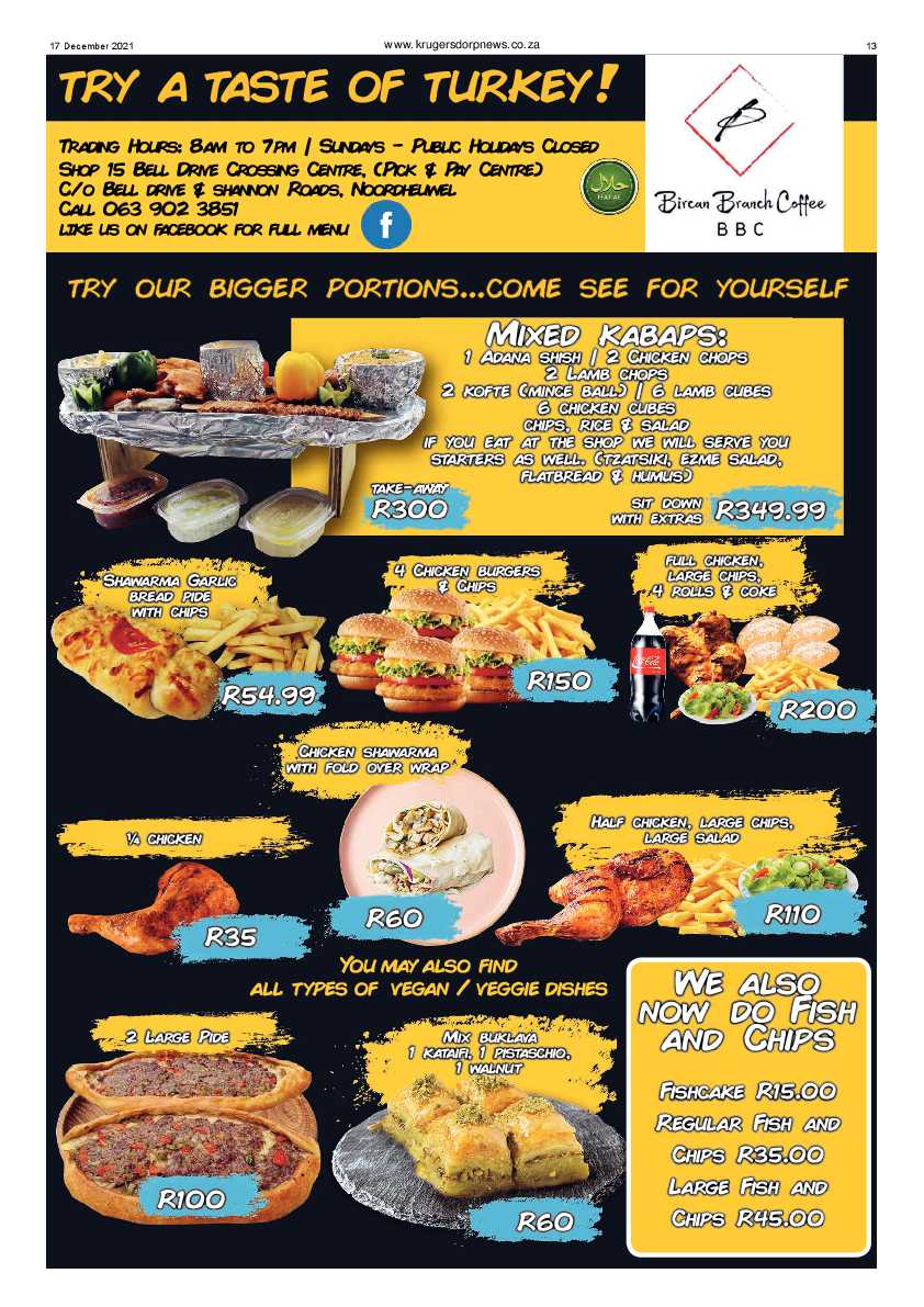 Krugersdorp News 17 December 2021 page 13