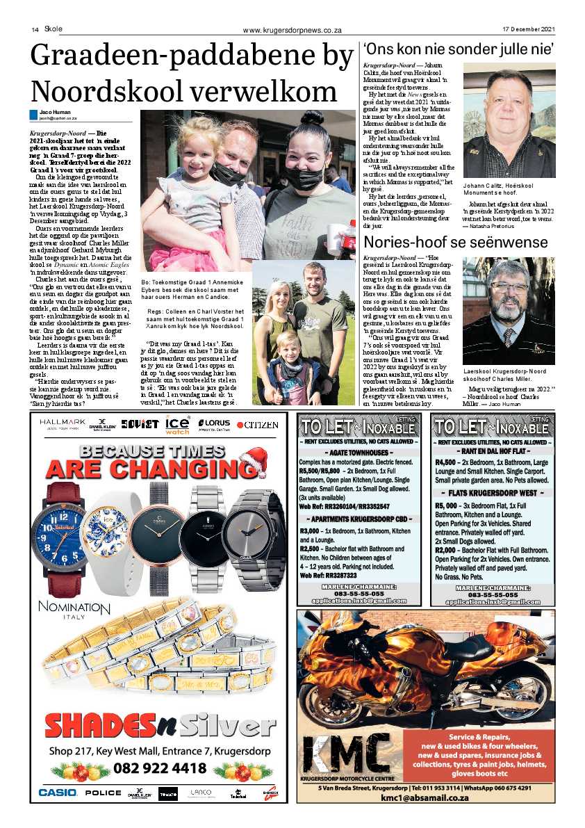 Krugersdorp News 17 December 2021 page 14