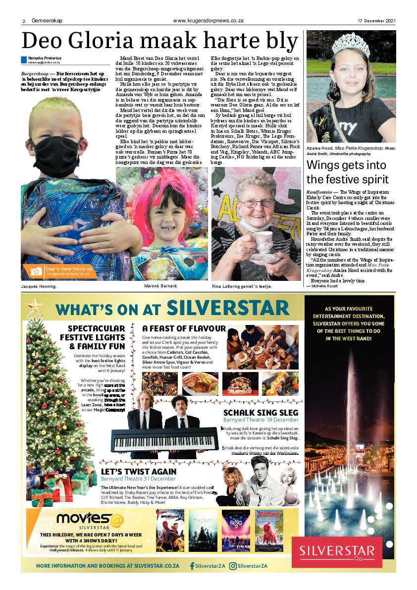 Krugersdorp News 17 December 2021 page 2