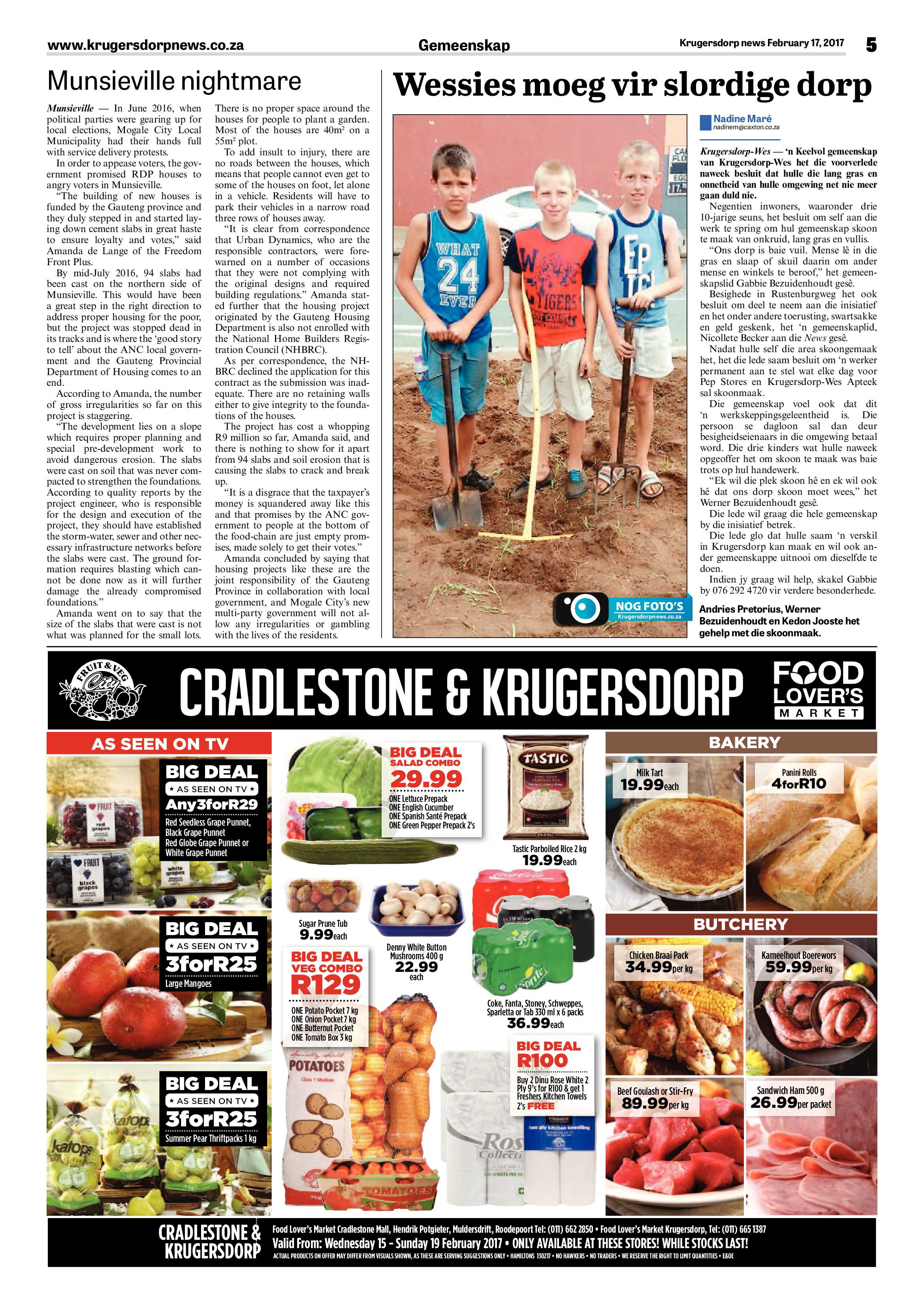 Krugersdorp News 17 February 2017 page 5