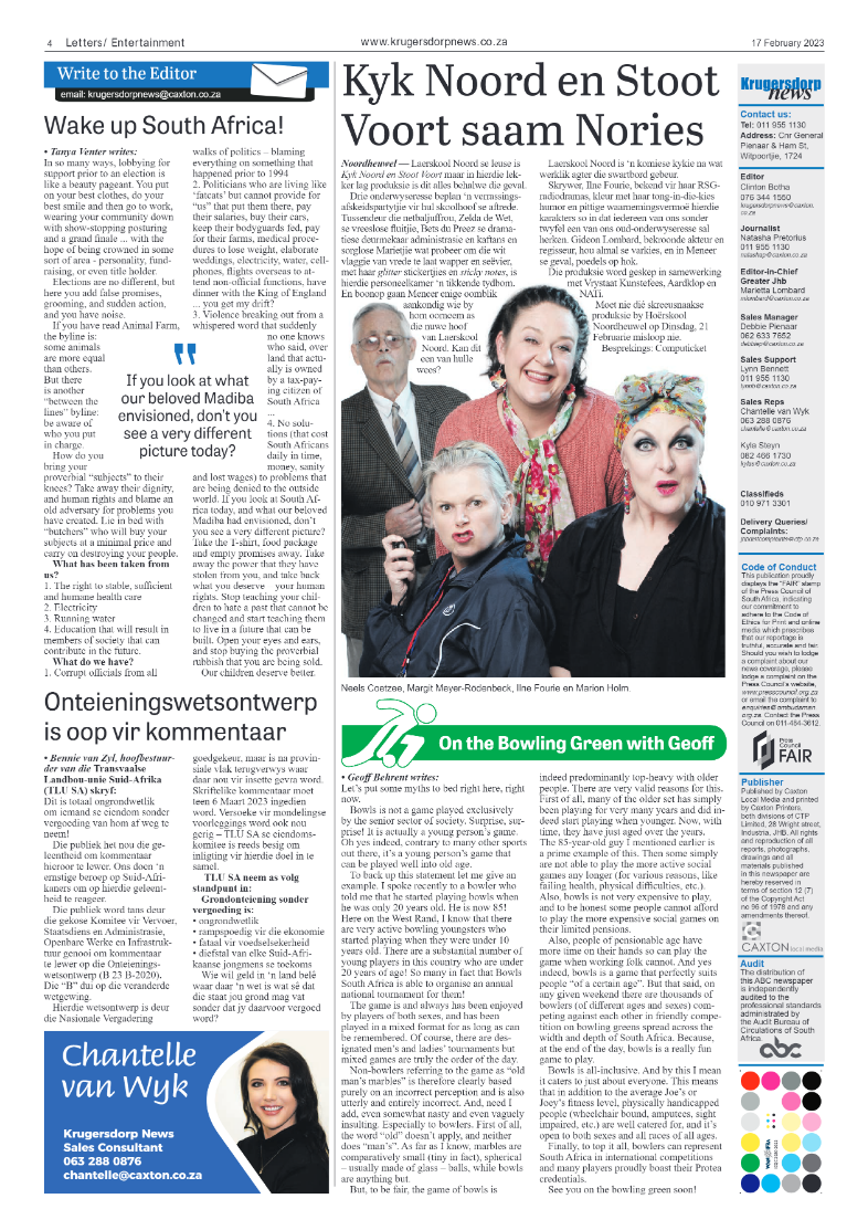 Krugersdorp News 17 February 2023 page 4