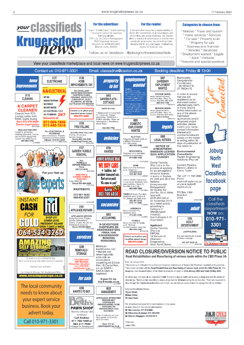 Krugersdorp News 17 February 2023 page 6
