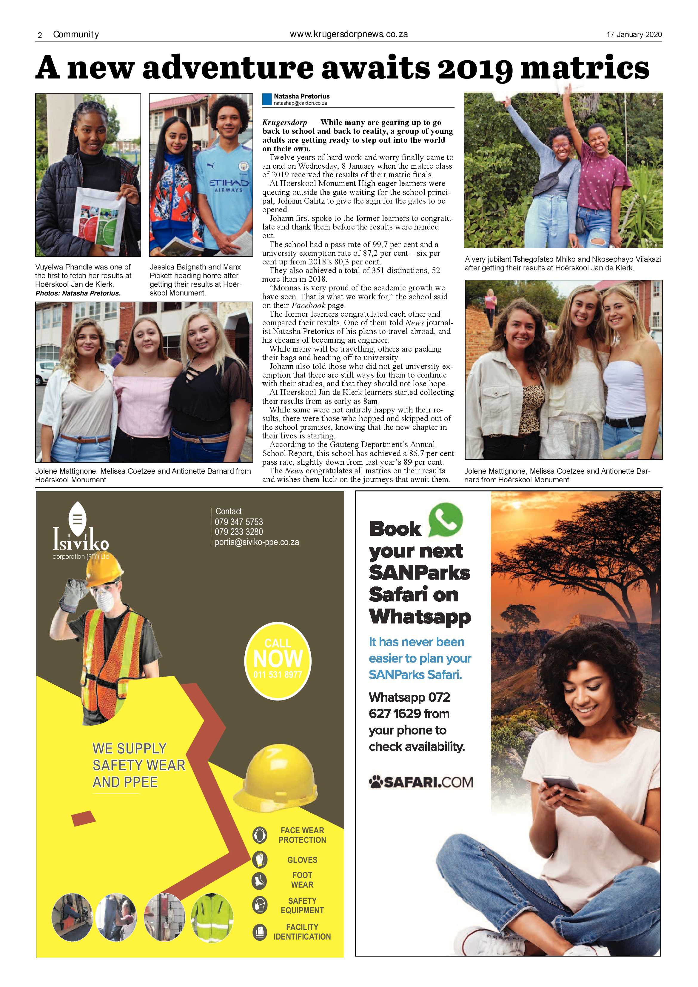 Krugersdorp News 17 January 2020 page 2