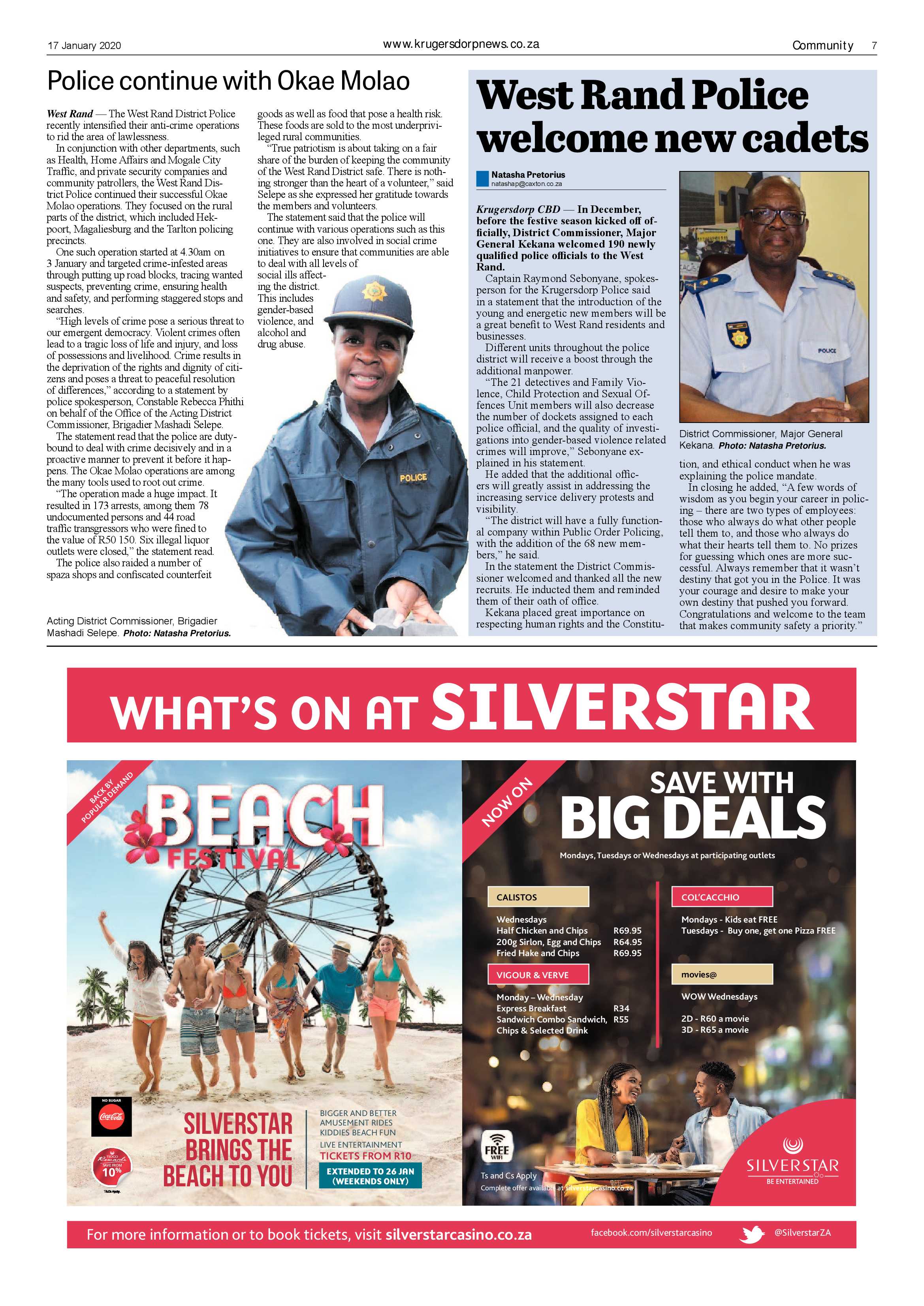 Krugersdorp News 17 January 2020 page 7