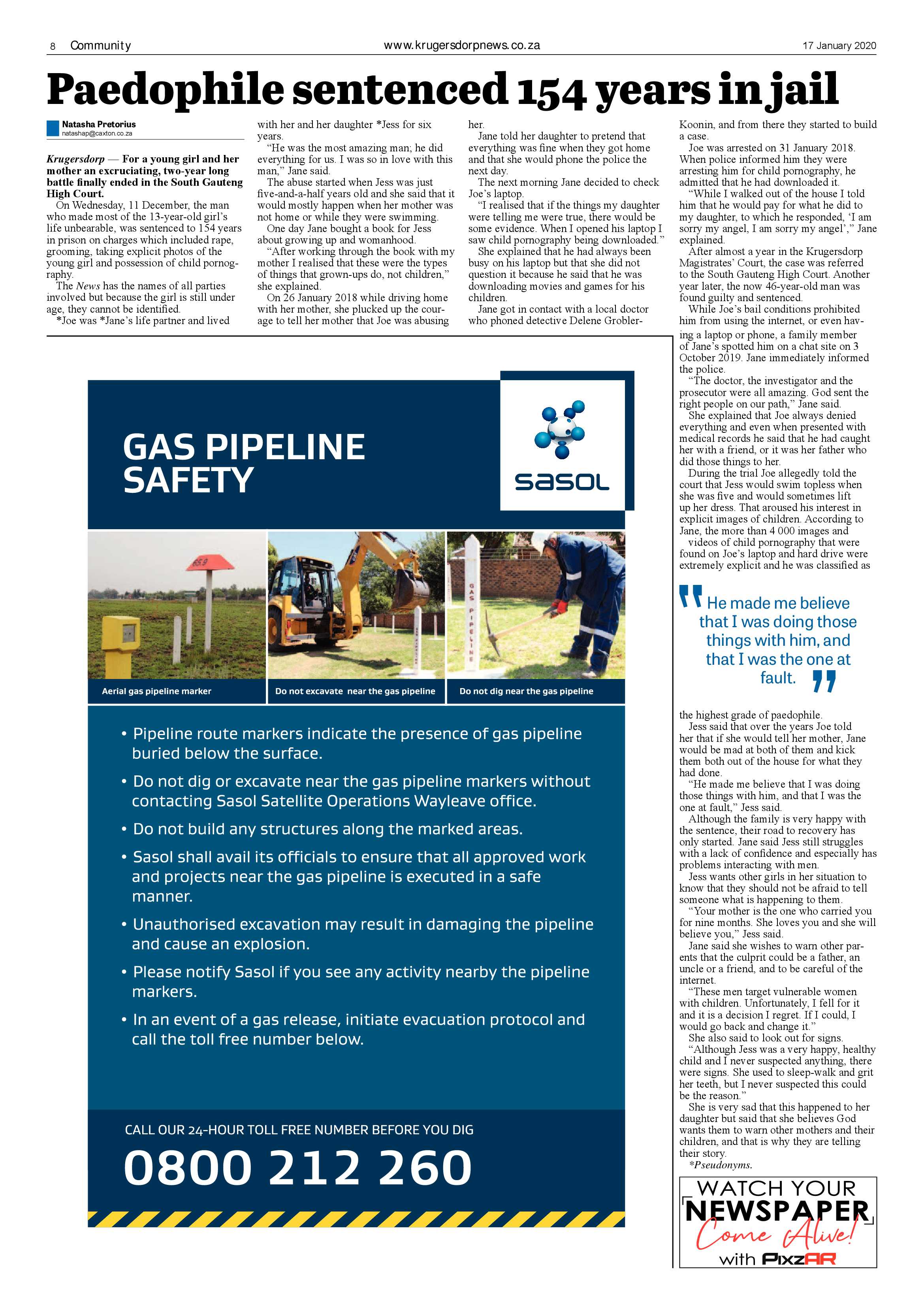 Krugersdorp News 17 January 2020 page 8
