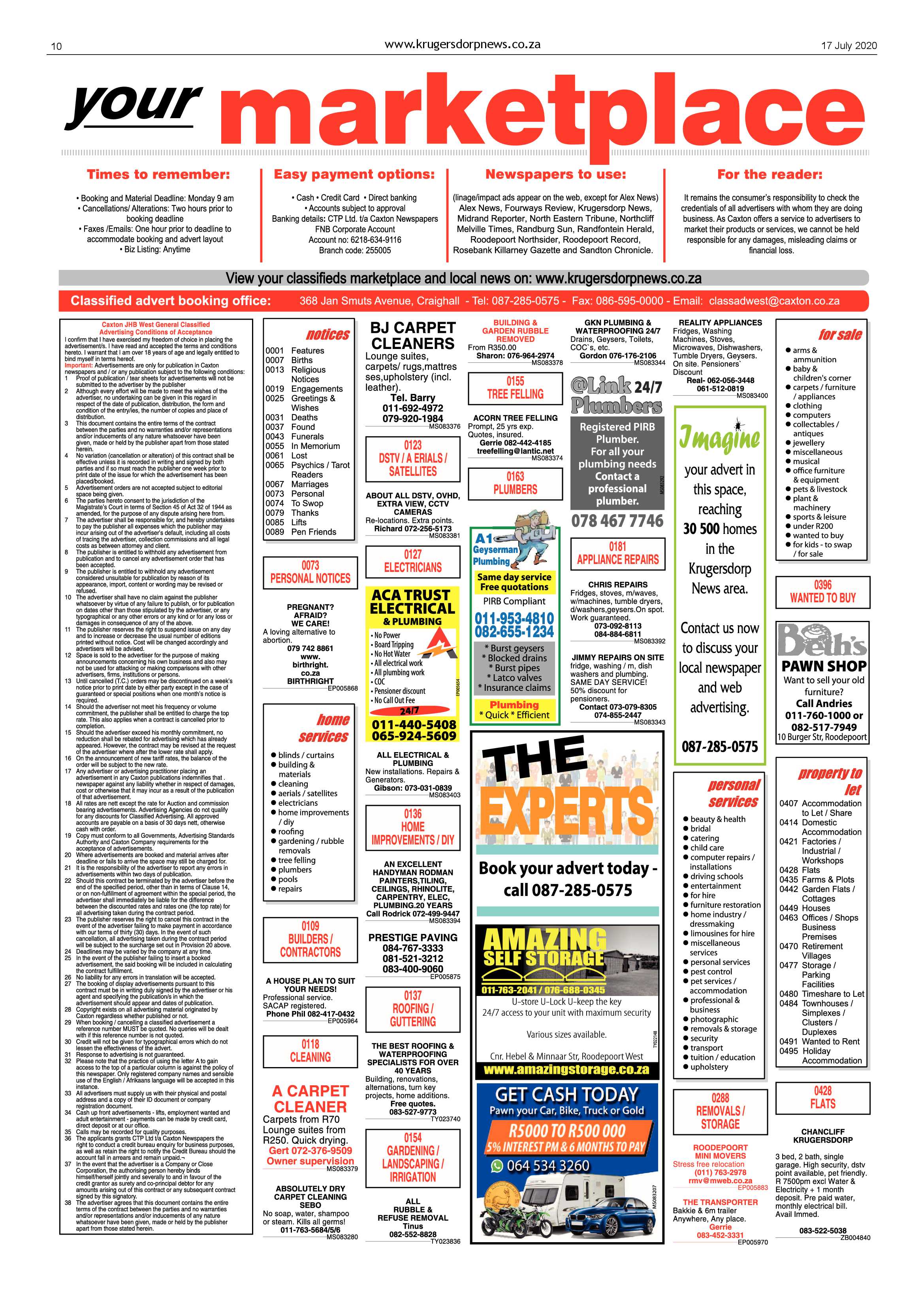Krugersdorp News 17 July 2020 page 10