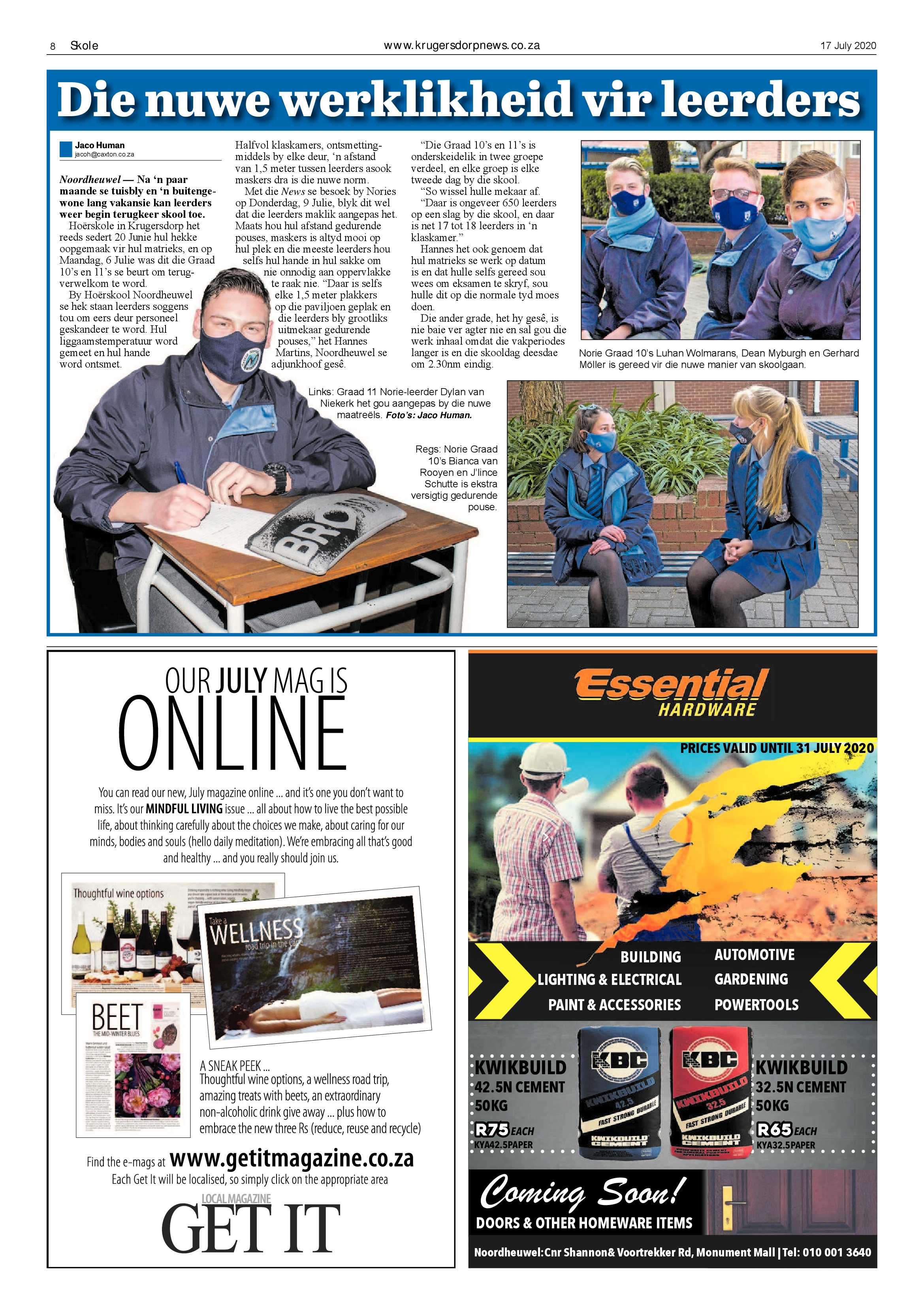 Krugersdorp News 17 July 2020 page 8