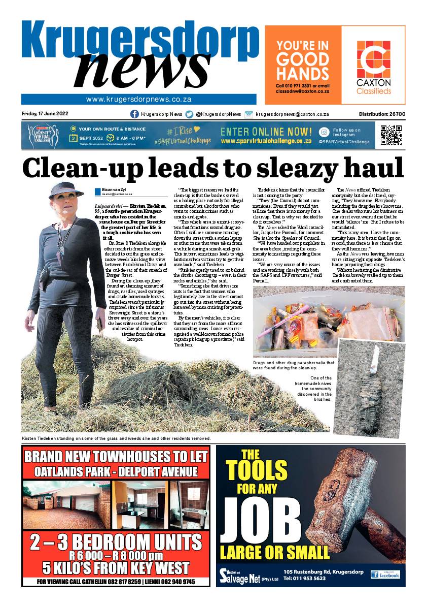 Krugersdorp News 17 June 2022 page 1