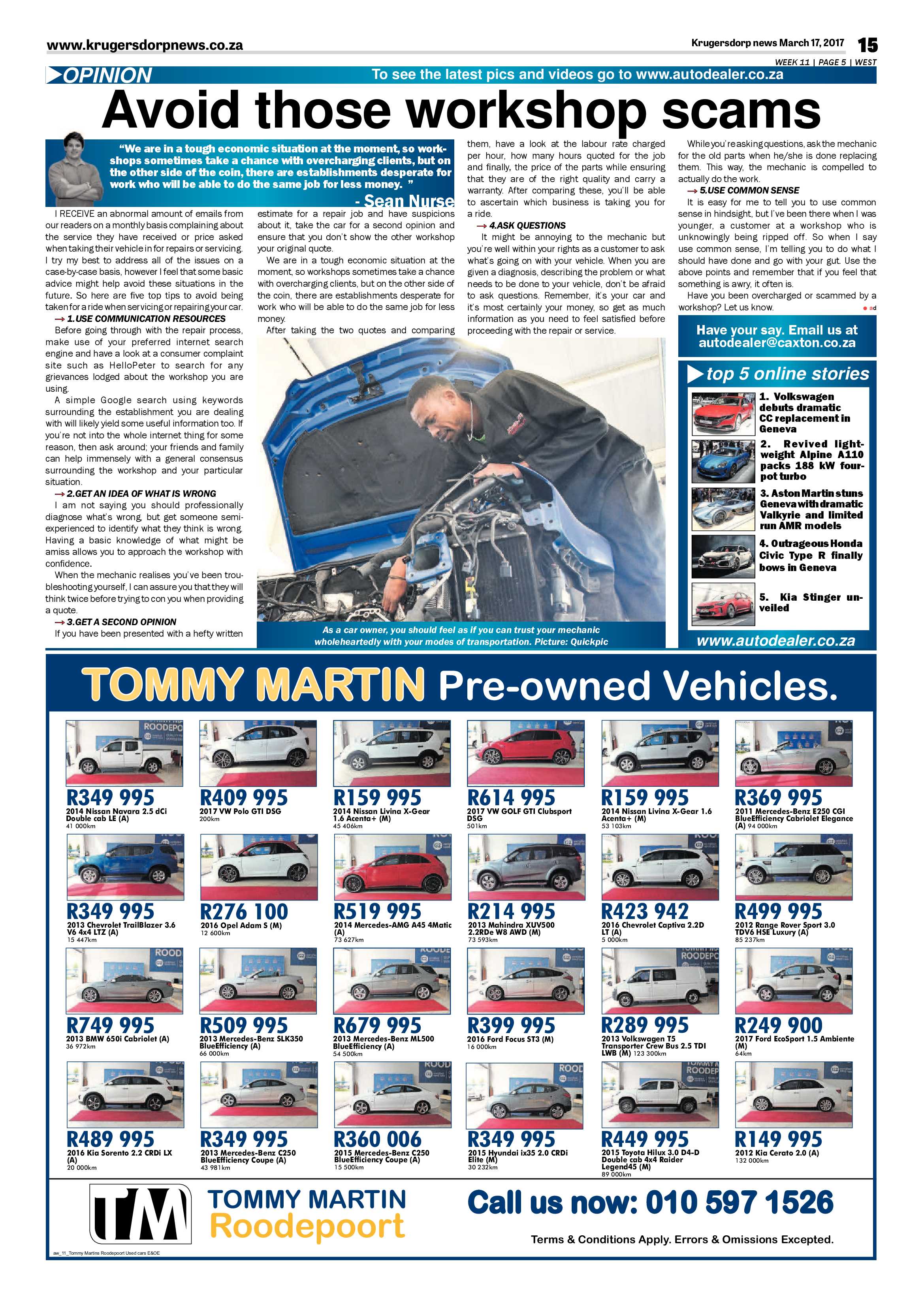 Krugersdorp News 17 March 2017 page 15