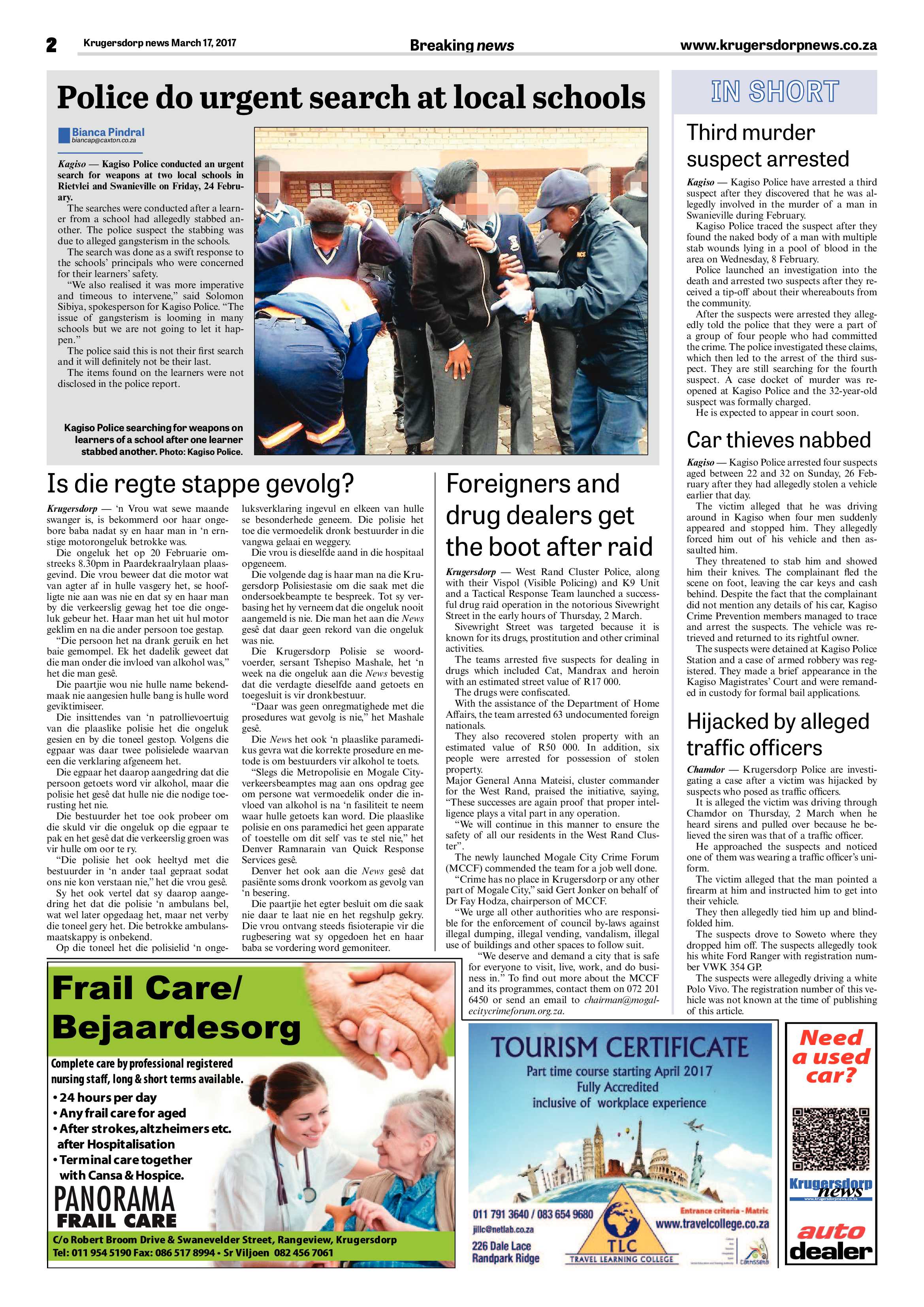 Krugersdorp News 17 March 2017 page 2