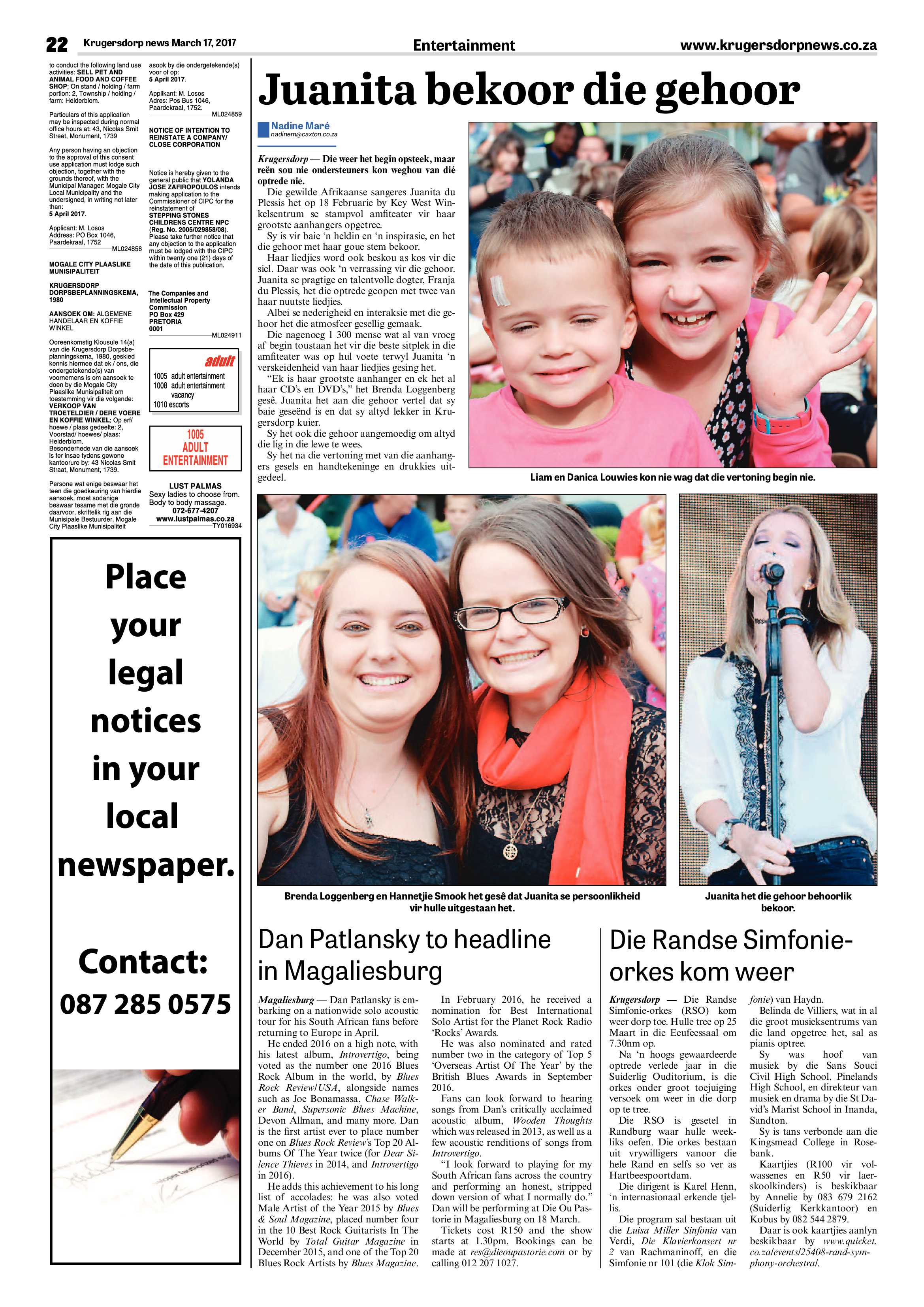 Krugersdorp News 17 March 2017 page 22