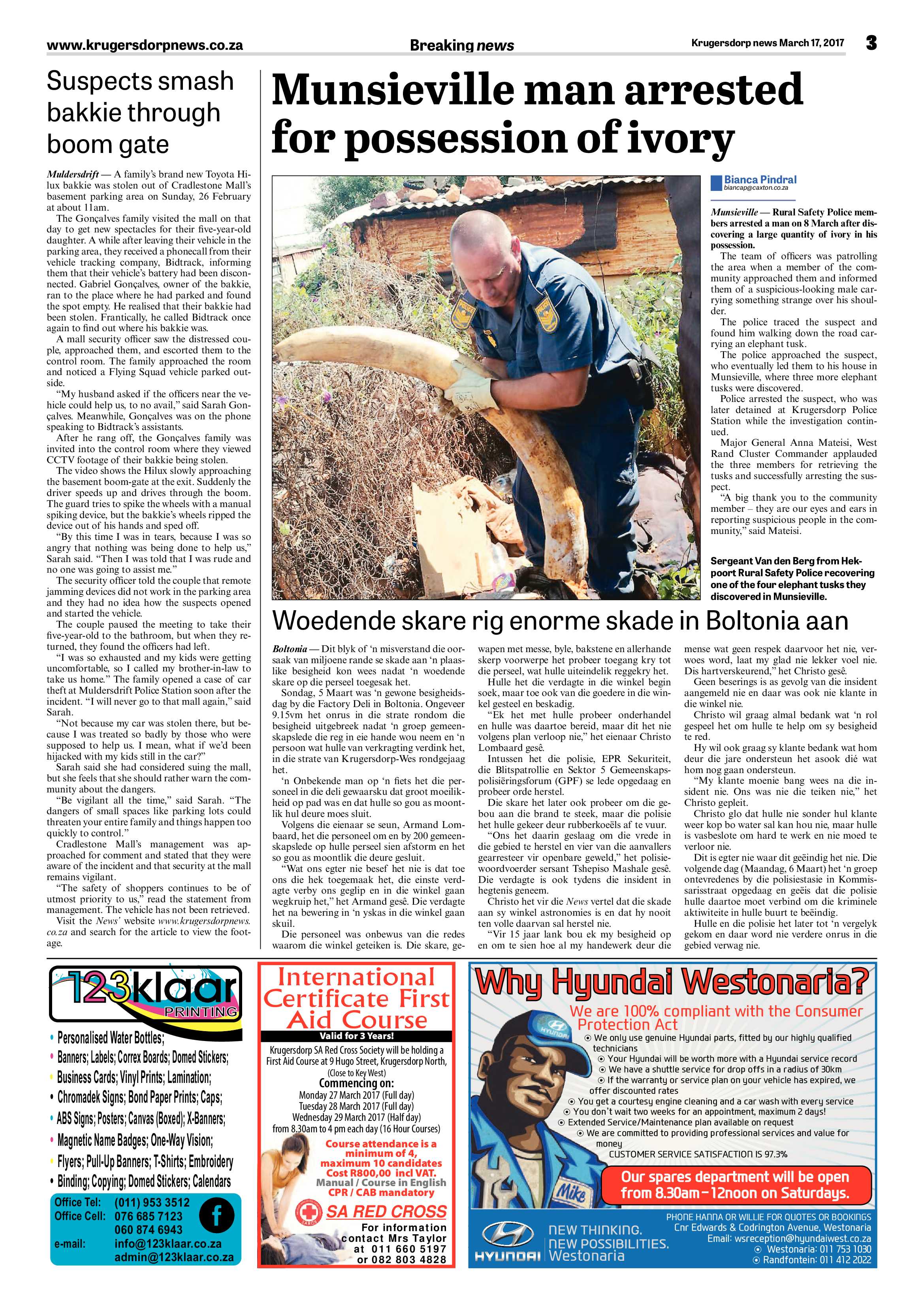 Krugersdorp News 17 March 2017 page 3