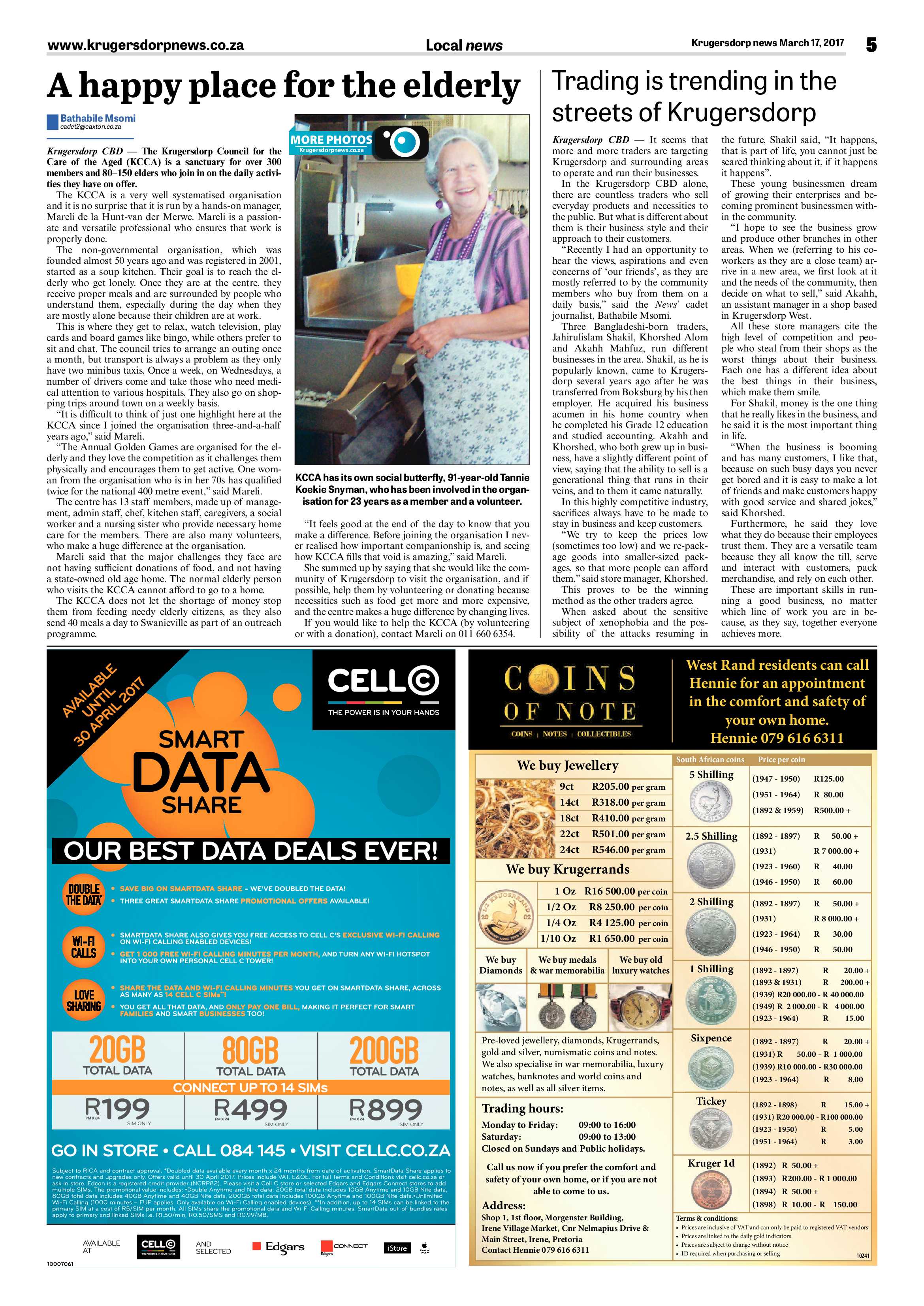 Krugersdorp News 17 March 2017 page 5