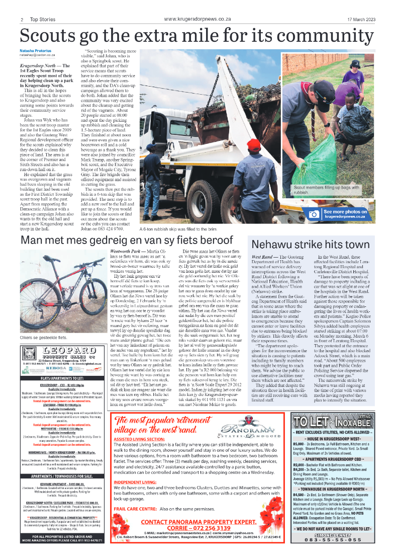 Krugersdorp News 17 March 2023 page 2