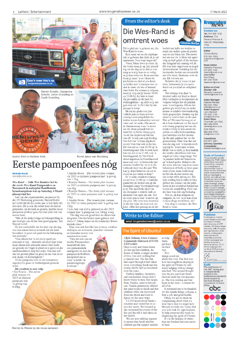 Krugersdorp News 17 March 2023 page 4