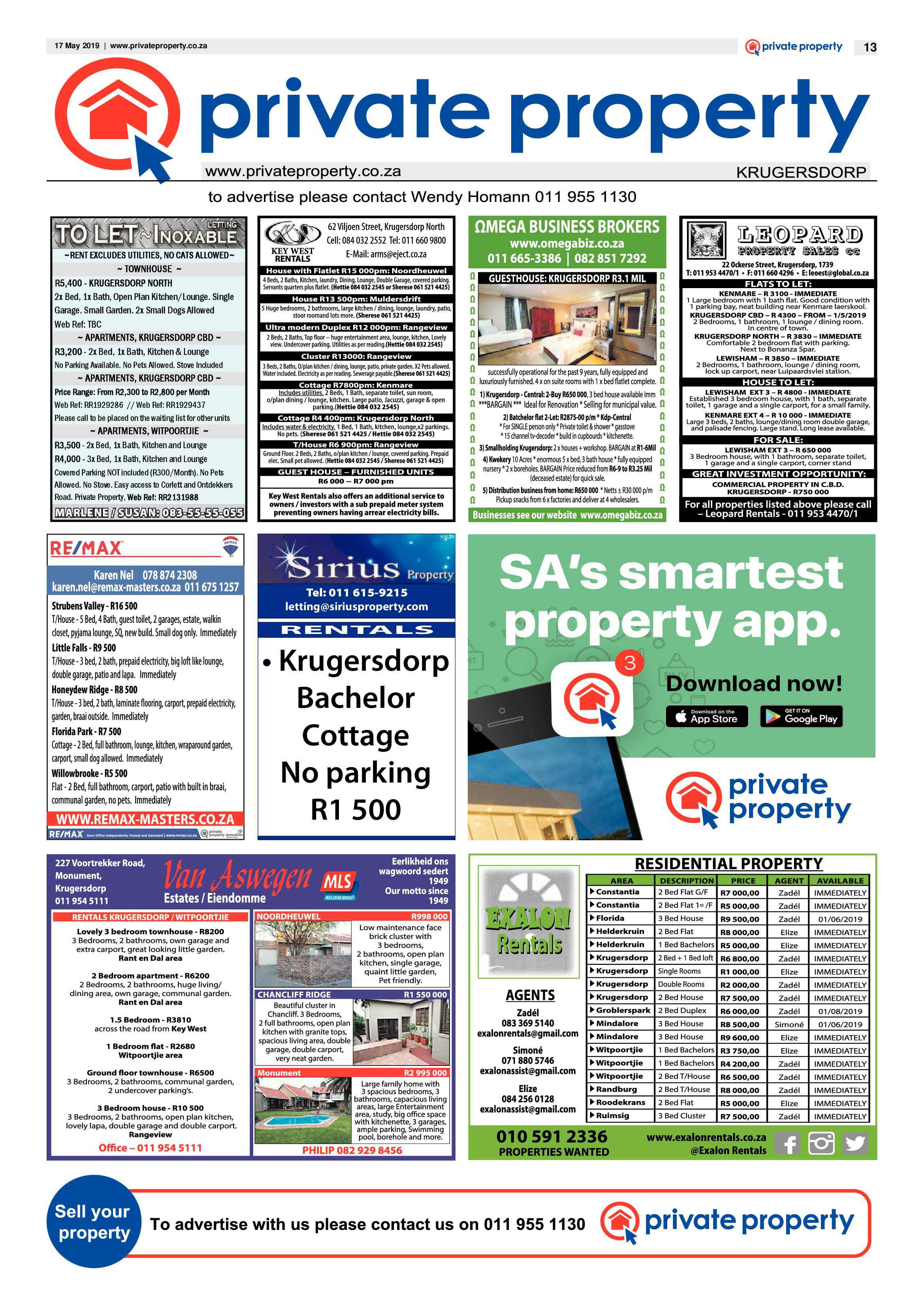 Krugersdorp News 17 May 2019 page 13