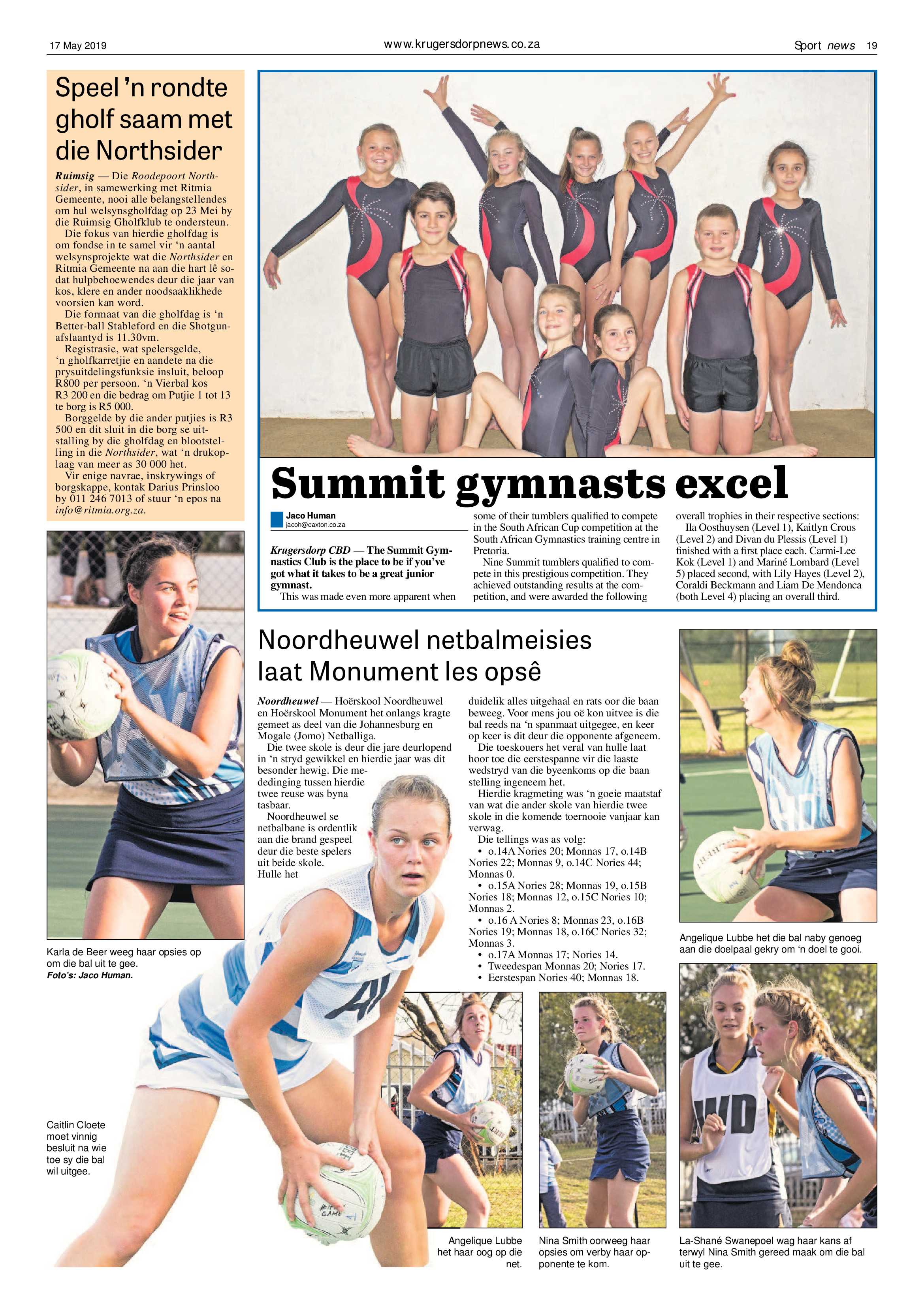 Krugersdorp News 17 May 2019 page 19