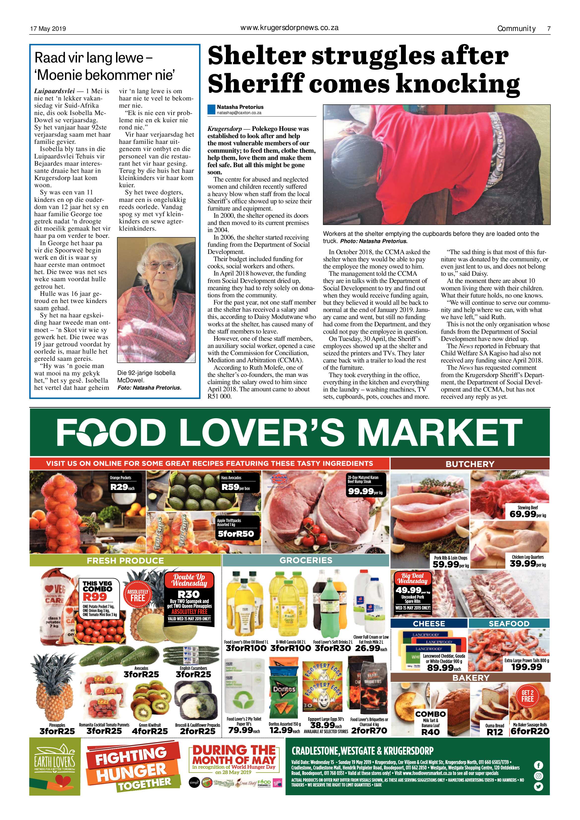 Krugersdorp News 17 May 2019 page 7