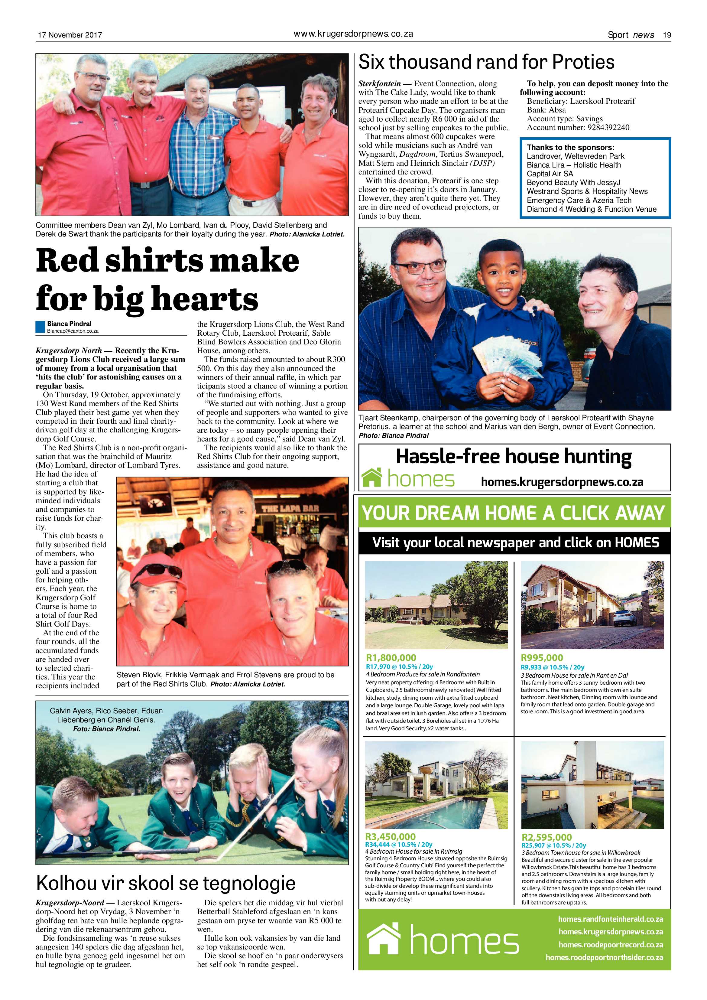 Krugersdorp News 17 November 2017 page 19
