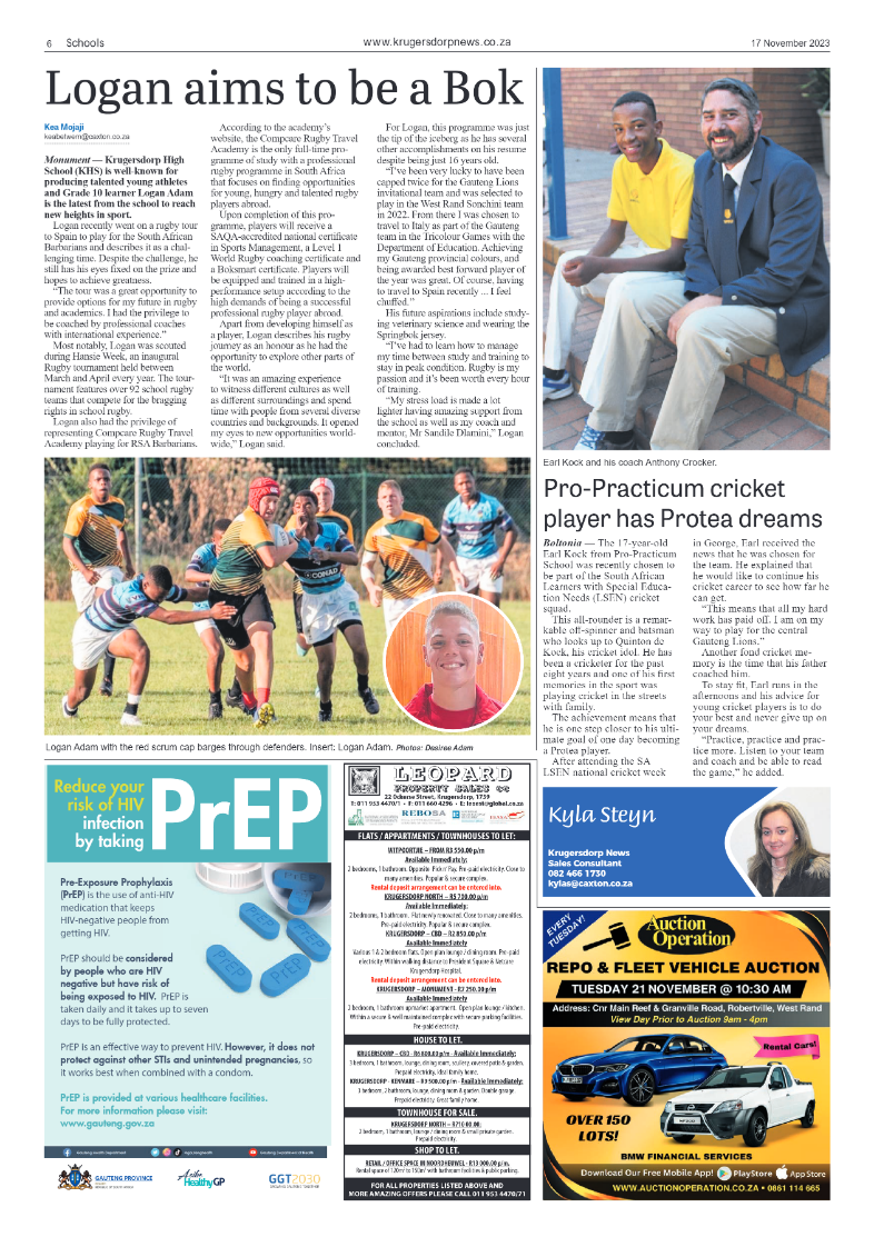 Krugersdorp News 17 November 2023 page 6