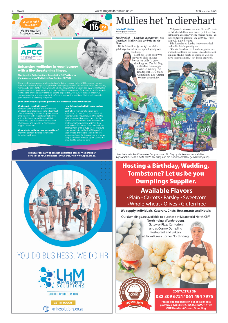 Krugersdorp News 17 November 2023 page 8
