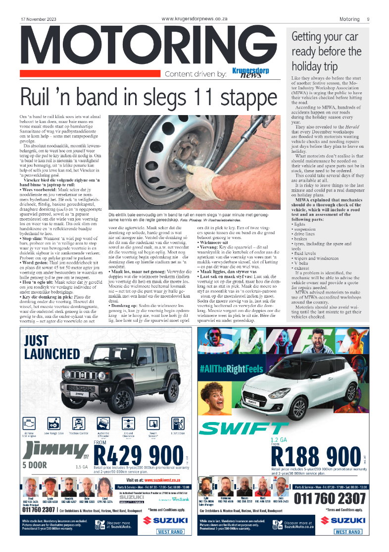 Krugersdorp News 17 November 2023 page 9