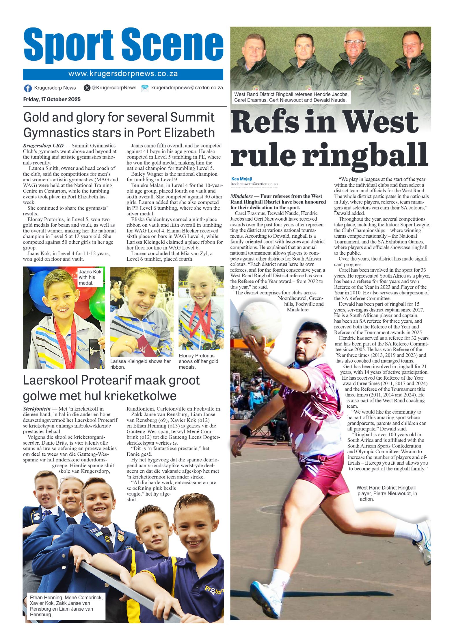 Krugersdorp News 17 October 2025 page 8